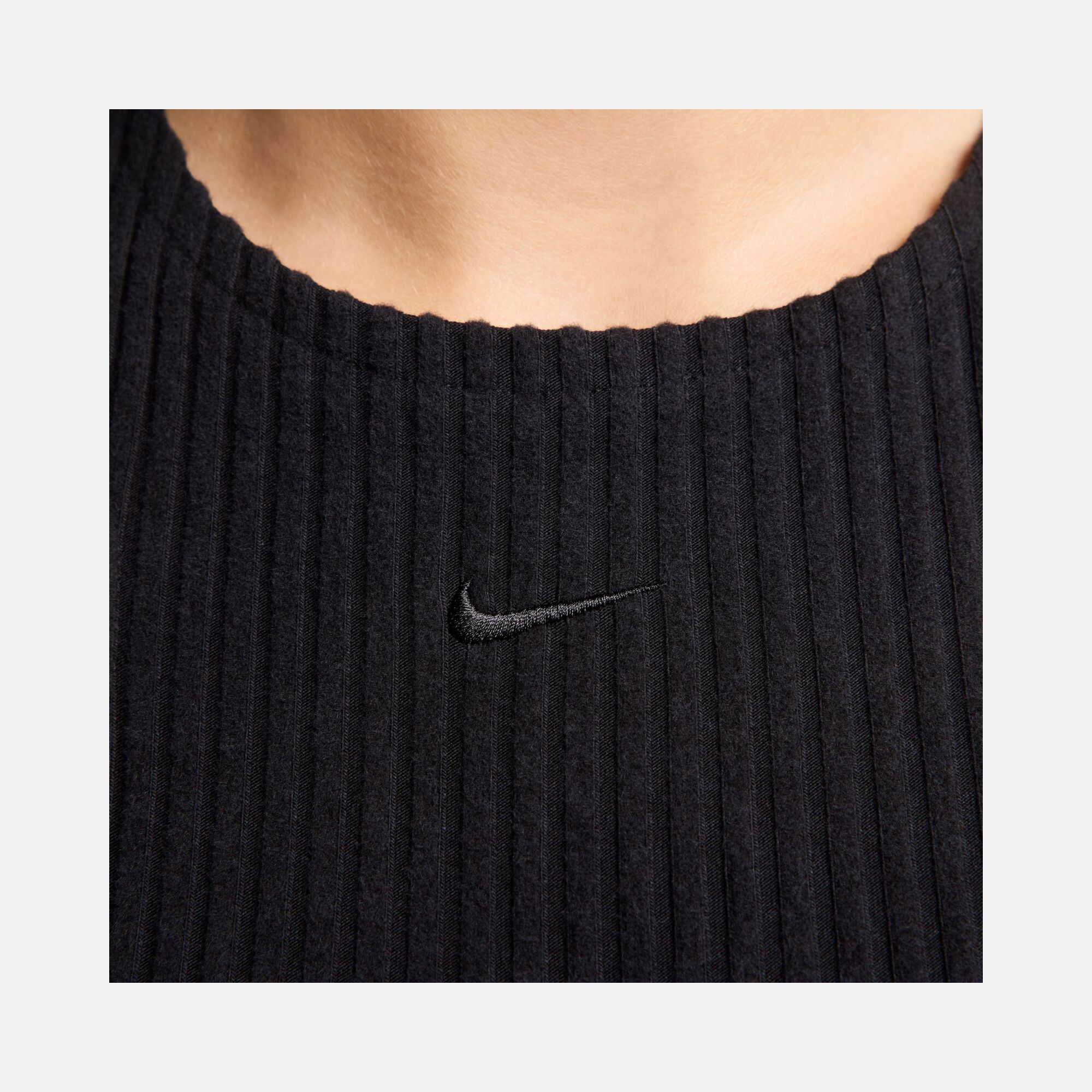 Nike Sportswear Slim Ribbed Midi Racerback Design Sleeveless Kadın Elbise
