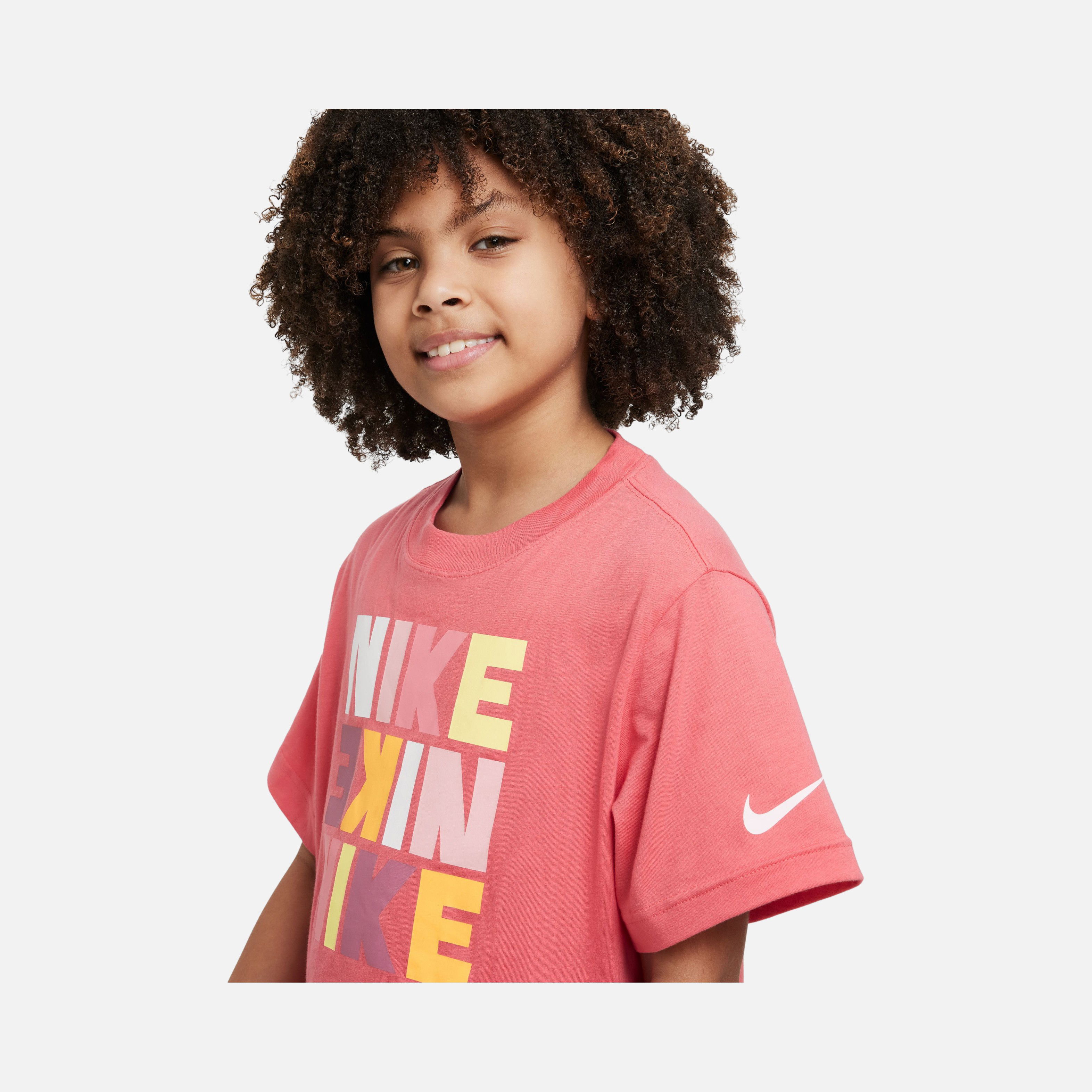 Nike Sportswear ''Tee Boxy Graphic'' Short-Sleeve (Girls') Çocuk Tişört