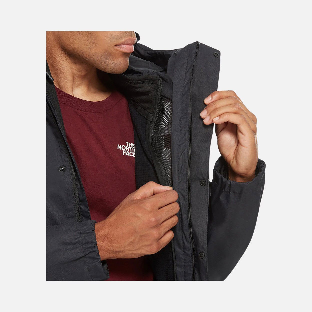 North Face Quest Triclimate® Zipper Connection DryVent™ Compatible Full-Zip Hoodie Erkek Mont