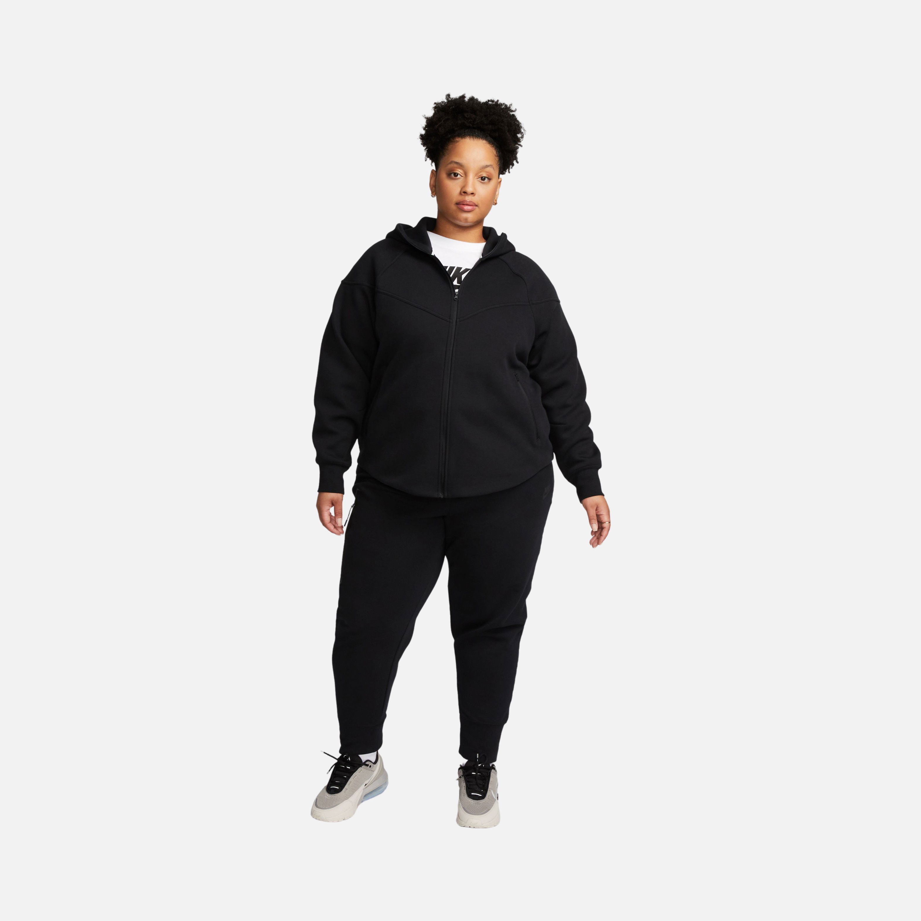 Nike Sportswear Tech Fleece Windrunner SS24 Full-Zip Hoodie (Plus Size) Kadın Sweatshirt