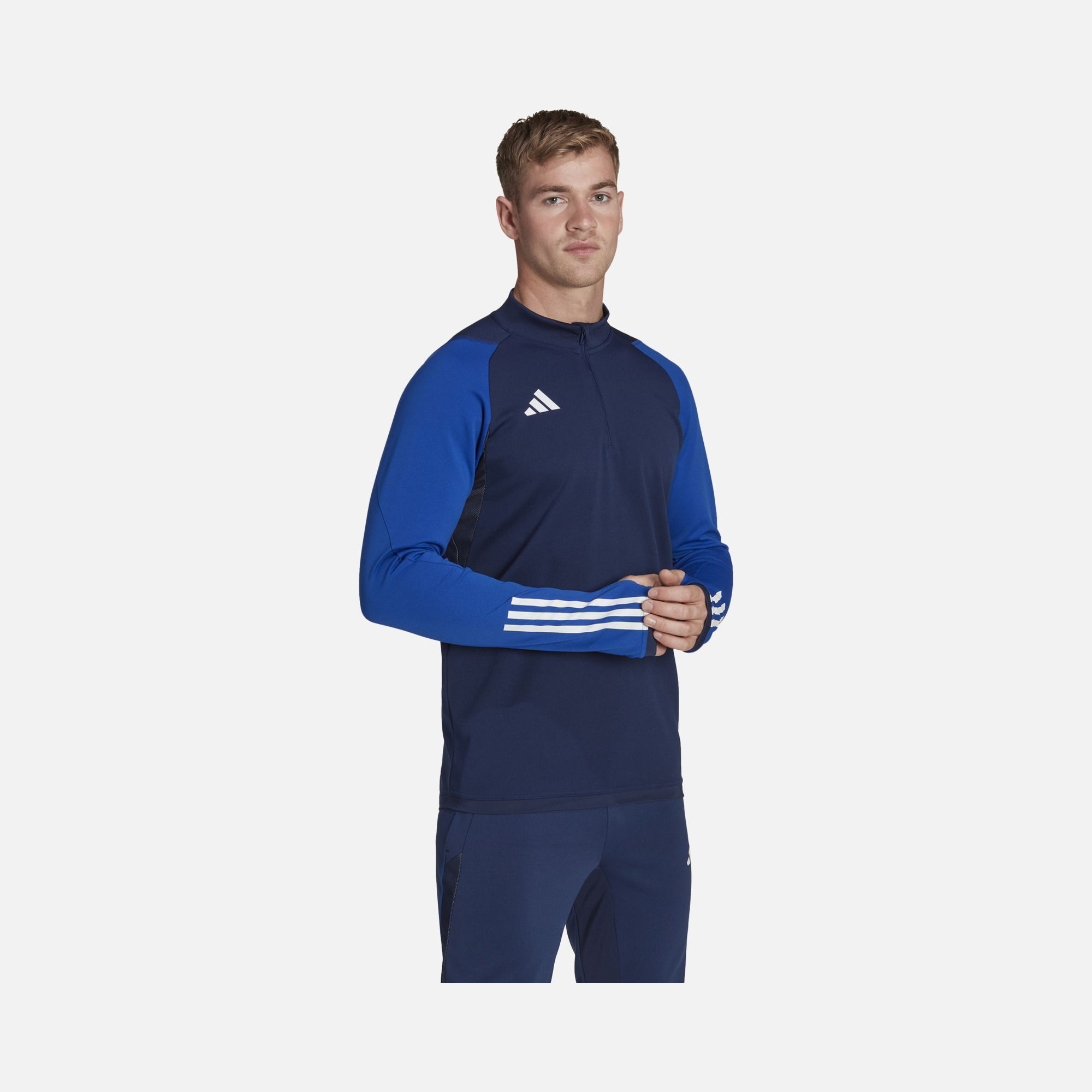 adidas Tiro23 Competition Training 3-Stripes Half-Zip Erkek Sweatshirt