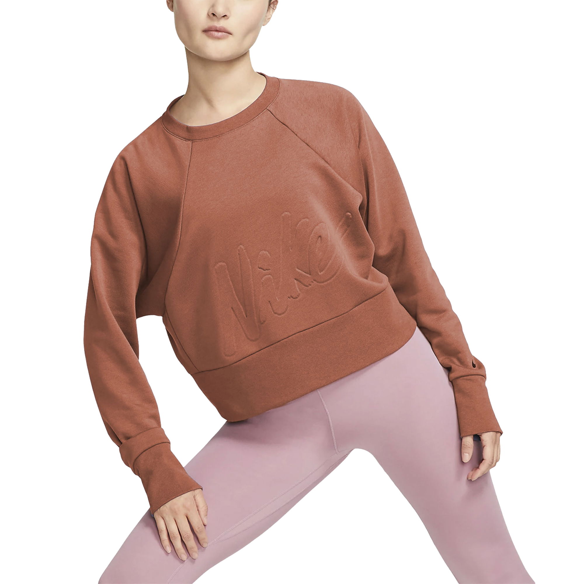 Nike Dri-Fit Fleece Get Fit Lux Crew Kadın Sweatshirt