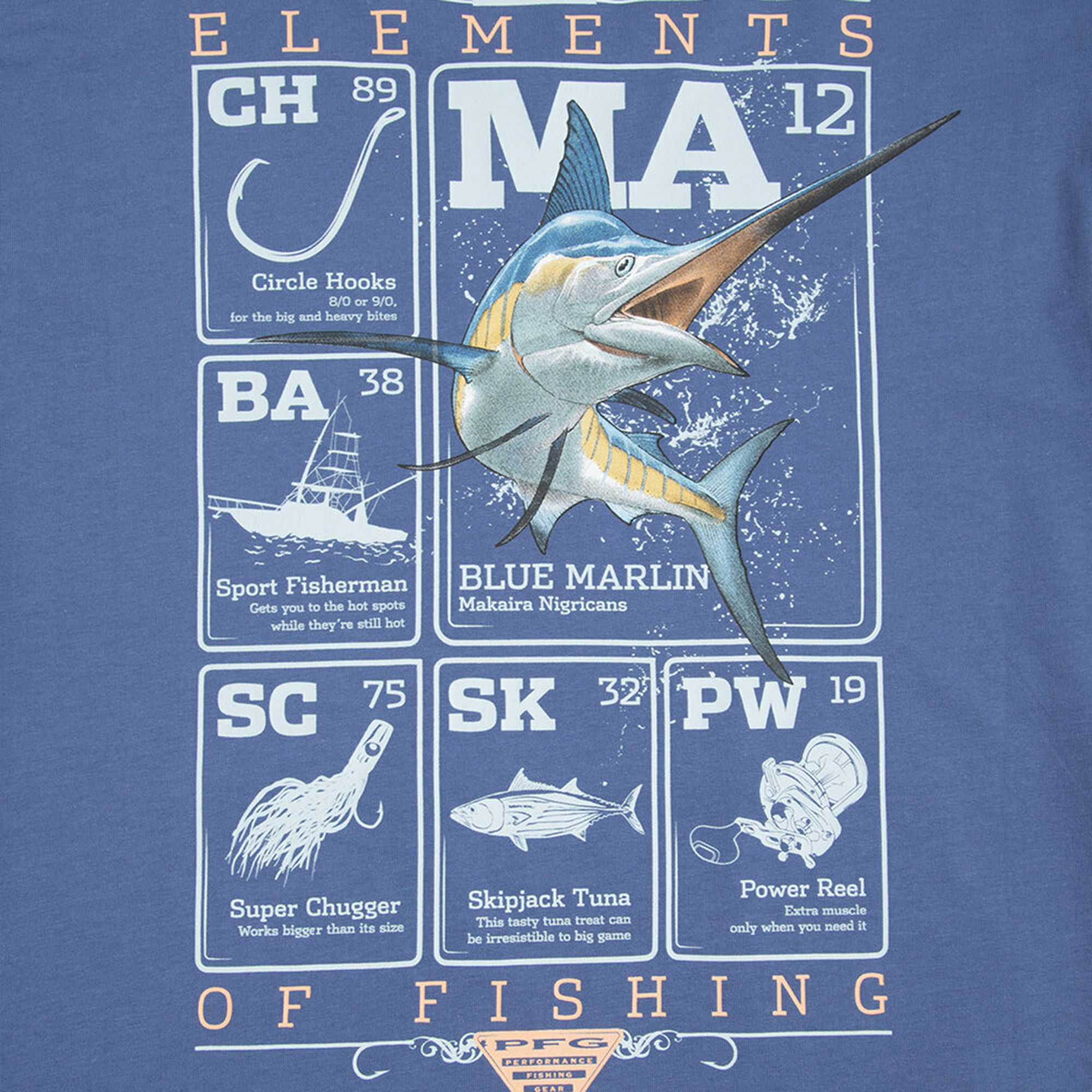 Columbia PFG Elements Marlin Short-Sleeve Erkek Tişört