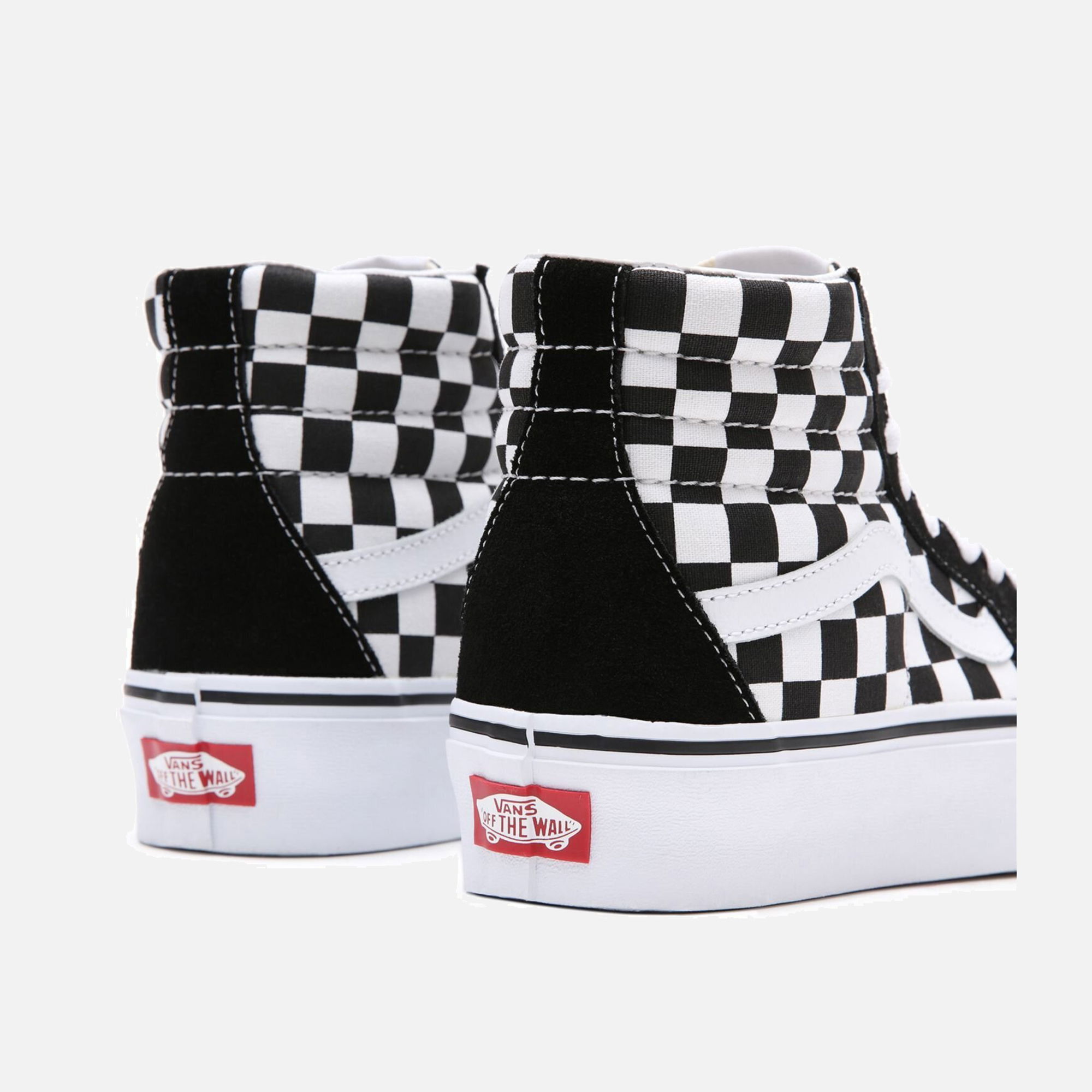 Vans UA SK8-High Platform 2.0 Checkerboard Kadın Spor Ayakkabı