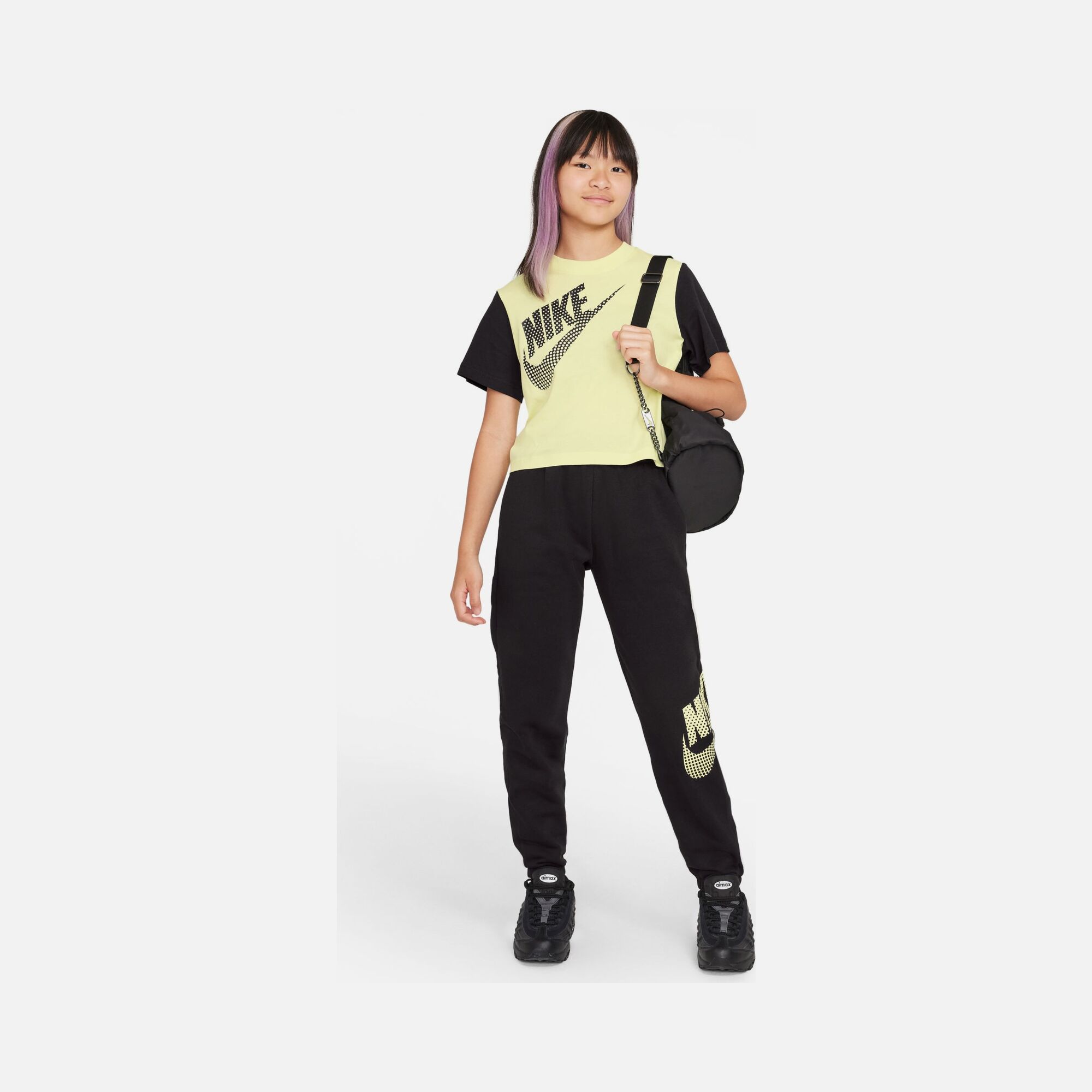 Nike Sportswear Oversized Graphic Fleece Dance (Girls') Çocuk Eşofman Altı