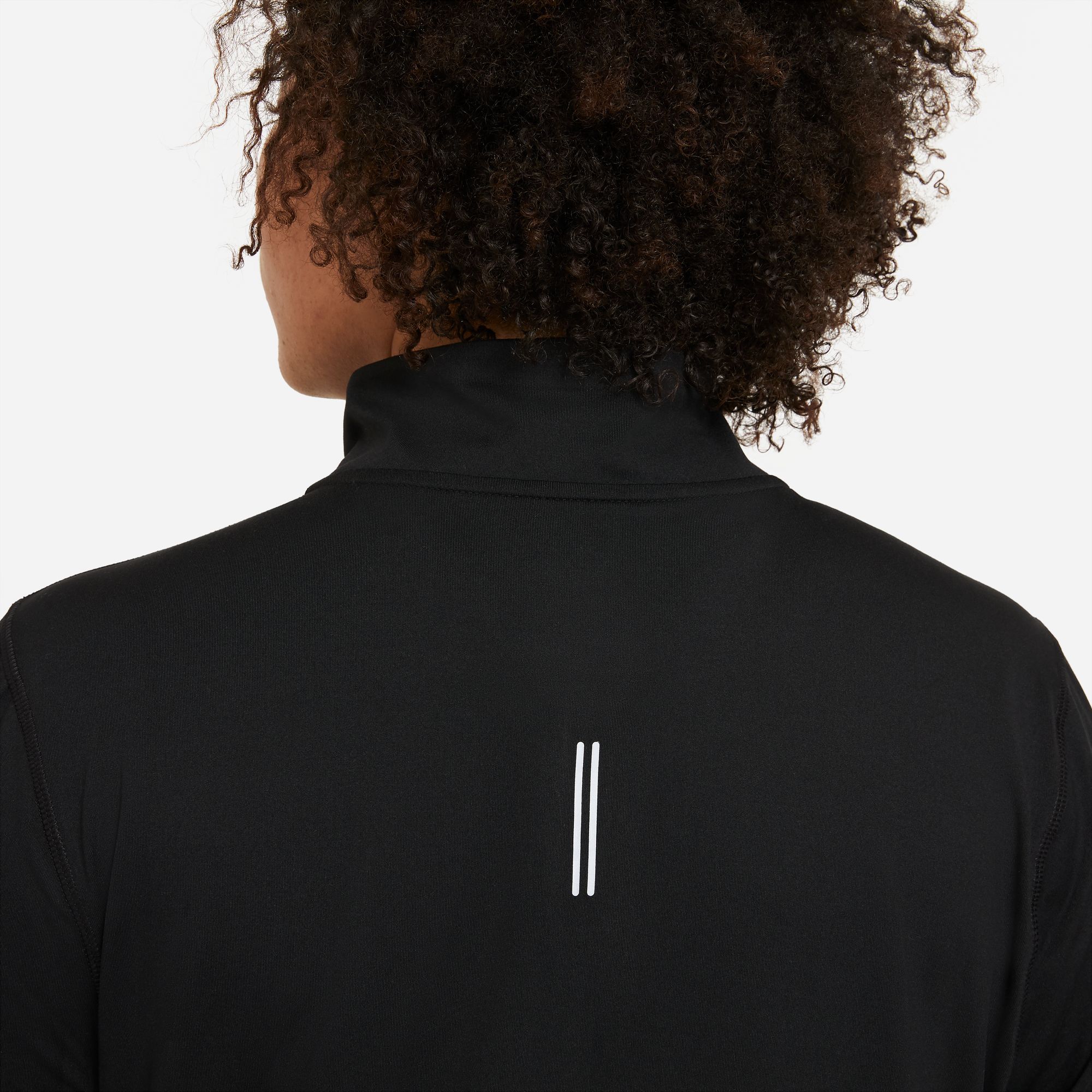 Nike Element Running 1/2-Zip Long-Sleeve (Plus-Size) Kadın Tişört