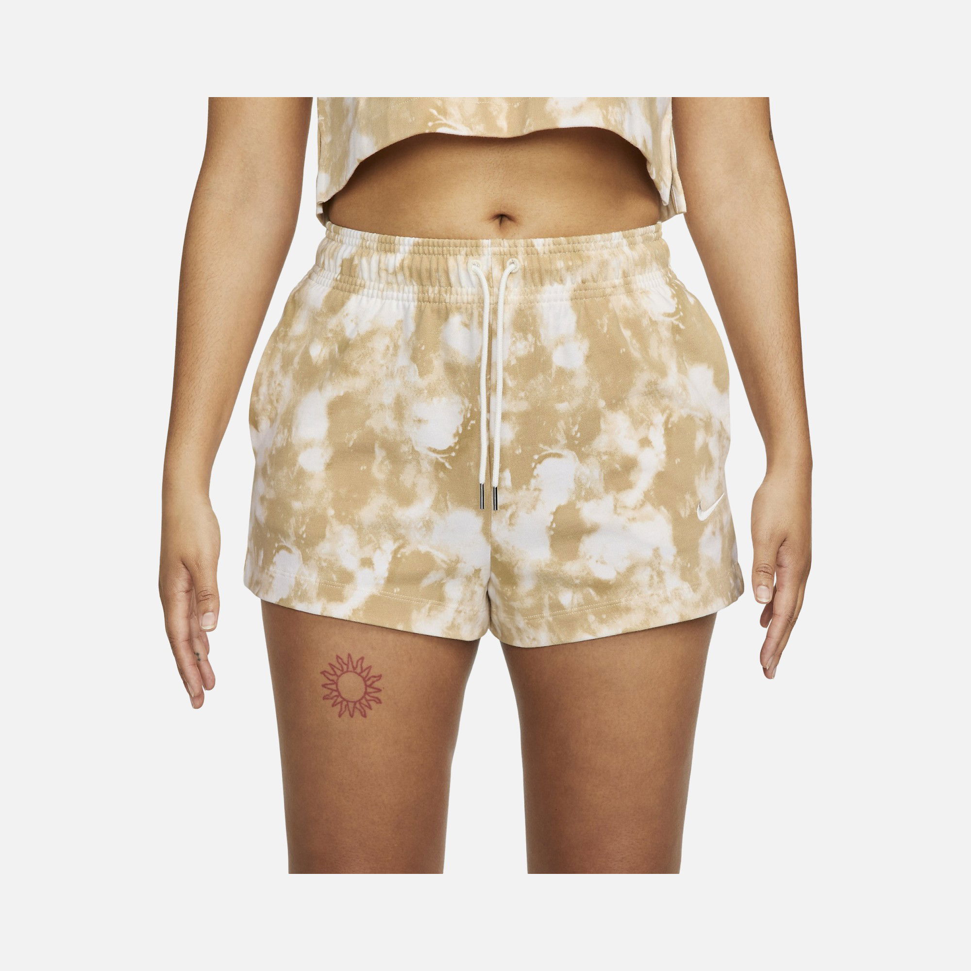 Nike Sportswear Wave Dye Ripple Colored Jersey A3 Kadın Şort