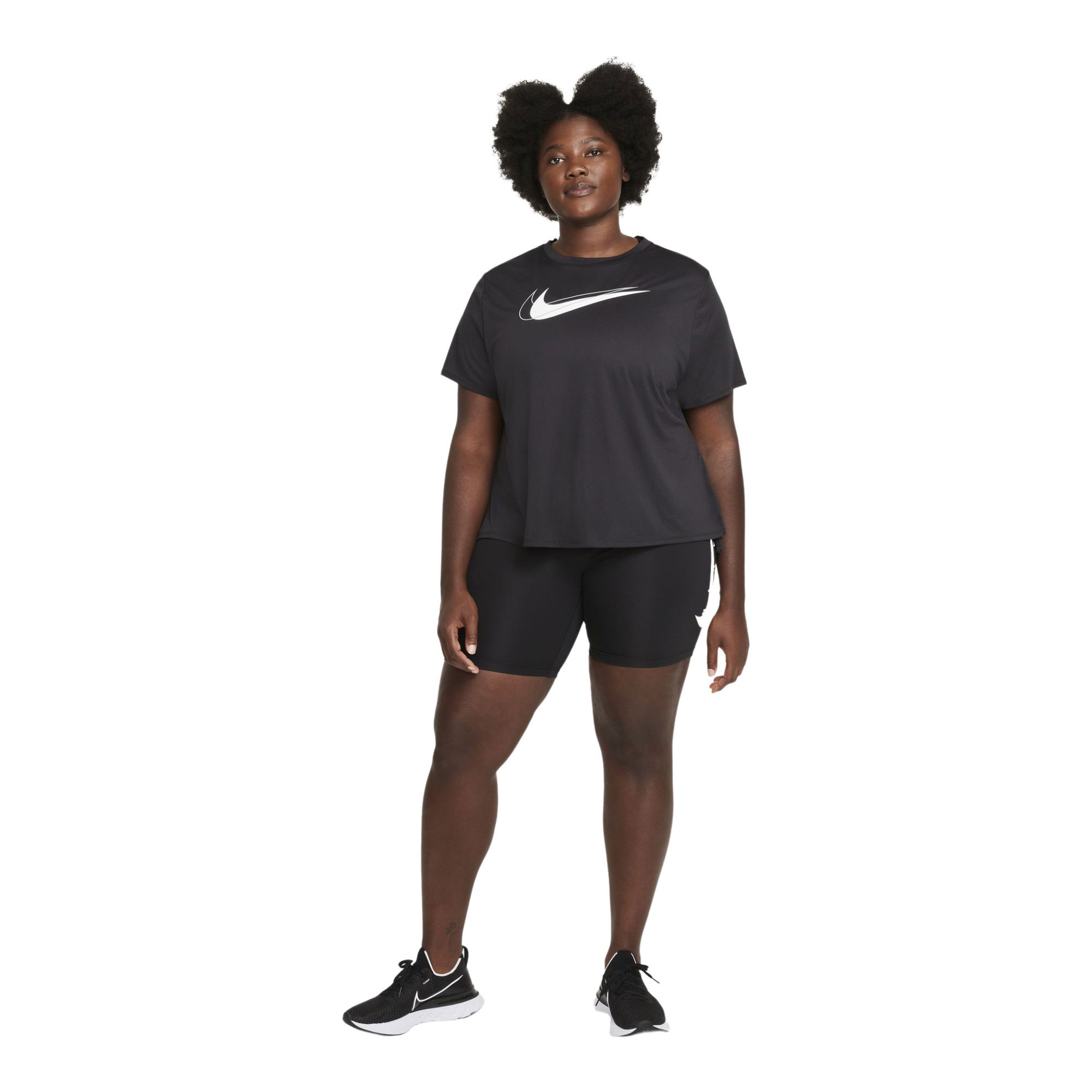 Nike Dri-Fit Swoosh Run Short-Sleeve Kadın Tişört