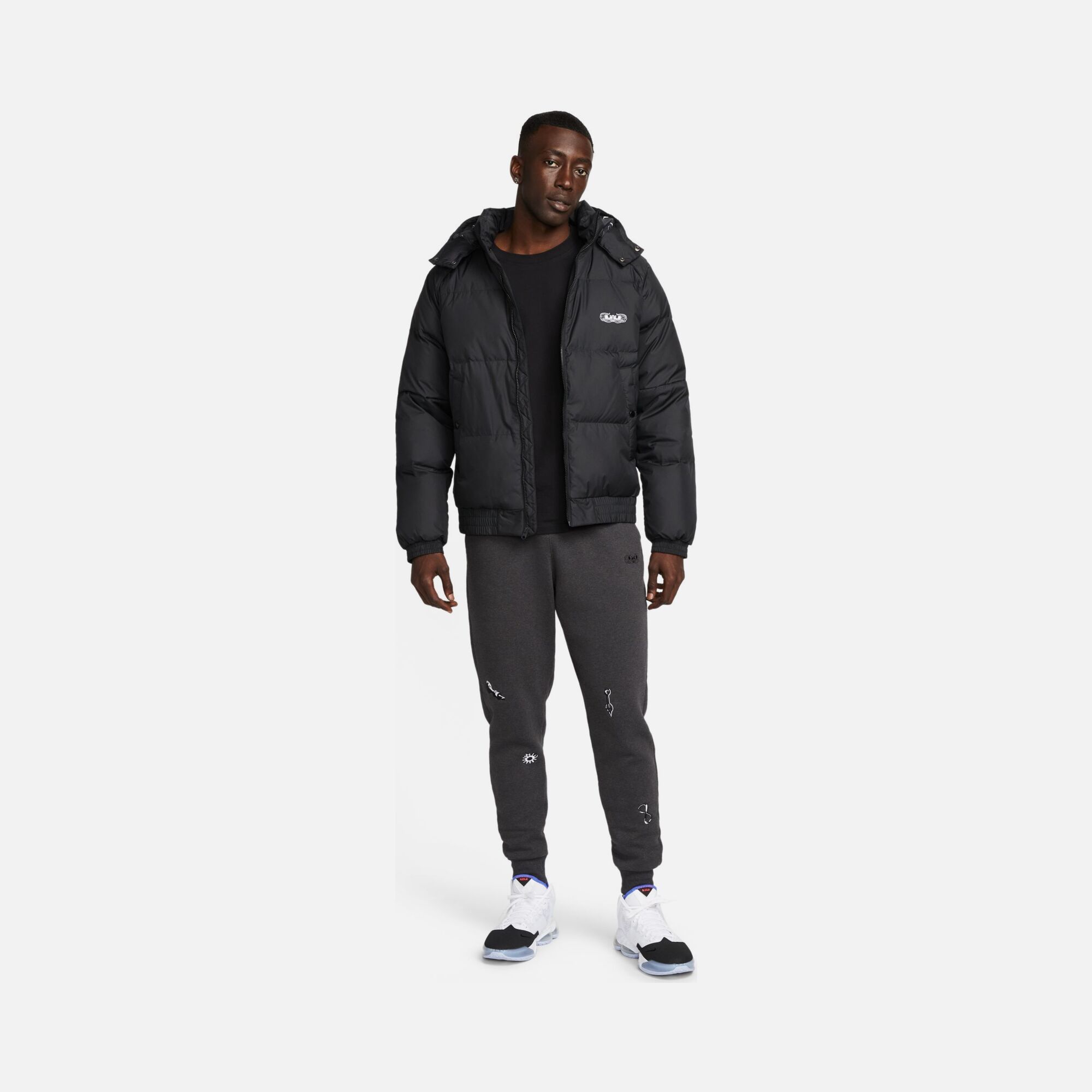 Nike LeBron Otw Dri-Fit Down Basketball Full-Zip Hoodie Erkek Ceket