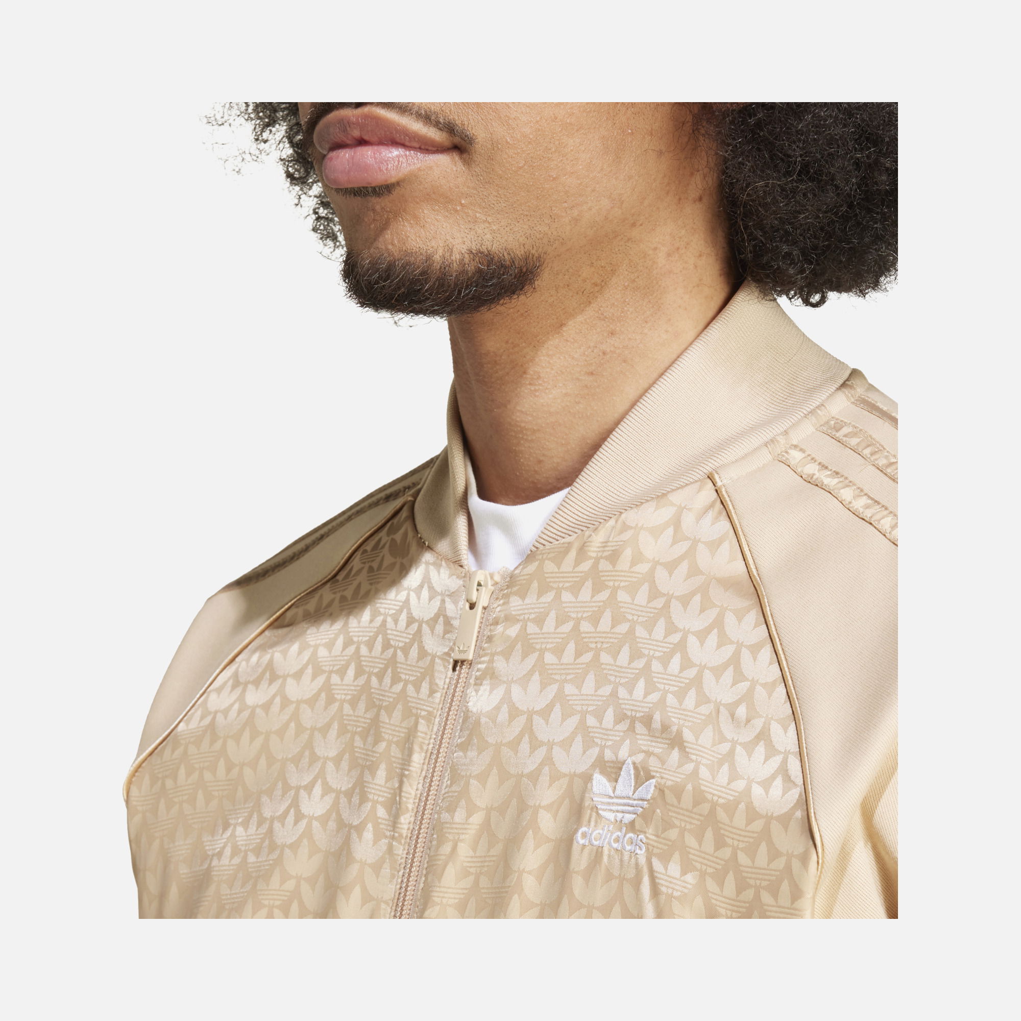 adidas Sportswear Mono Trefoil Graphic Details Full-Zip Erkek Ceket