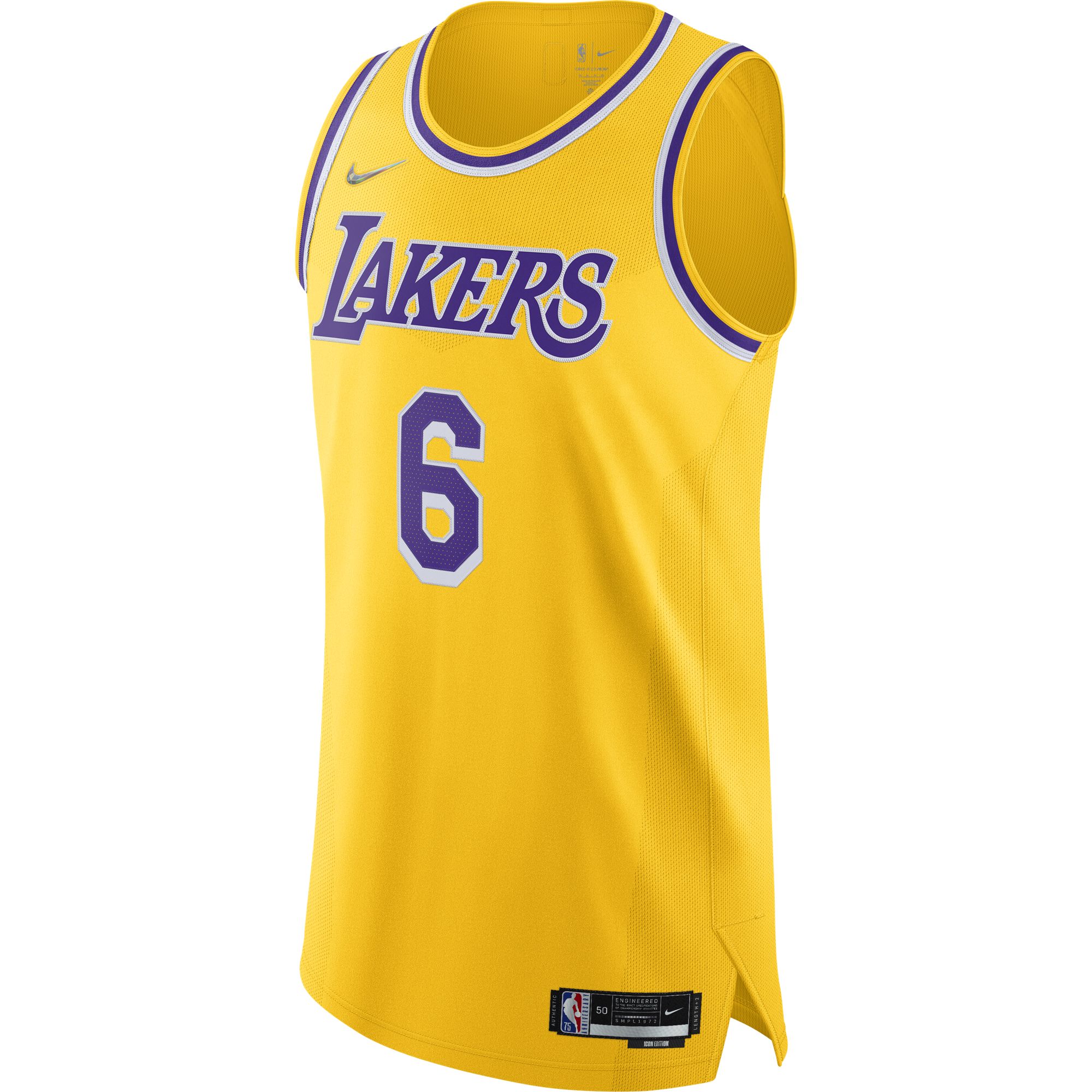 Nike Los Angeles Lakers Icon Edition Dri-Fit ADV NBA Jersey Erkek Forma