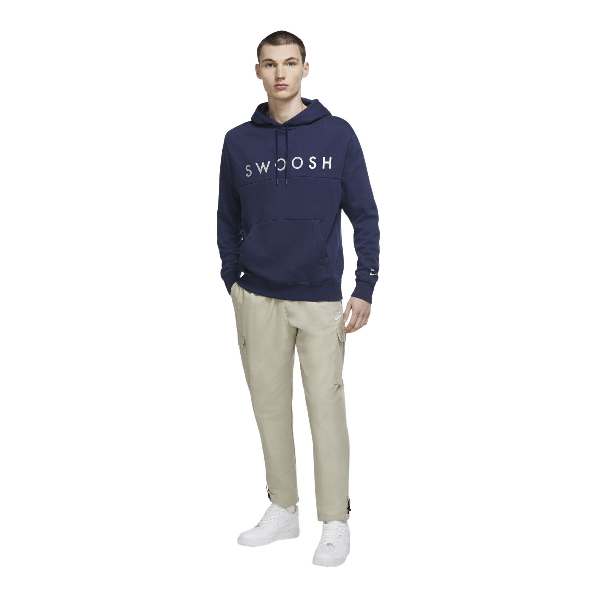 Nike Sportswear Swoosh Pullover Hoodie Erkek Sweatshirt