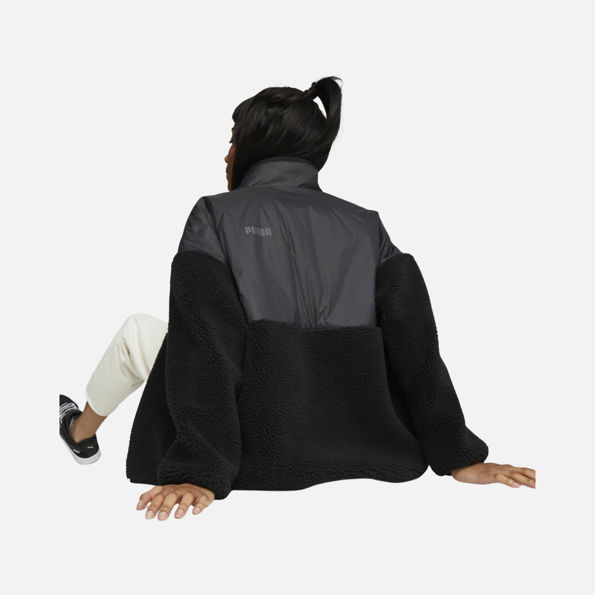 Puma Sportswear Sherpa Hybrid Full-Zip Kadın Ceket