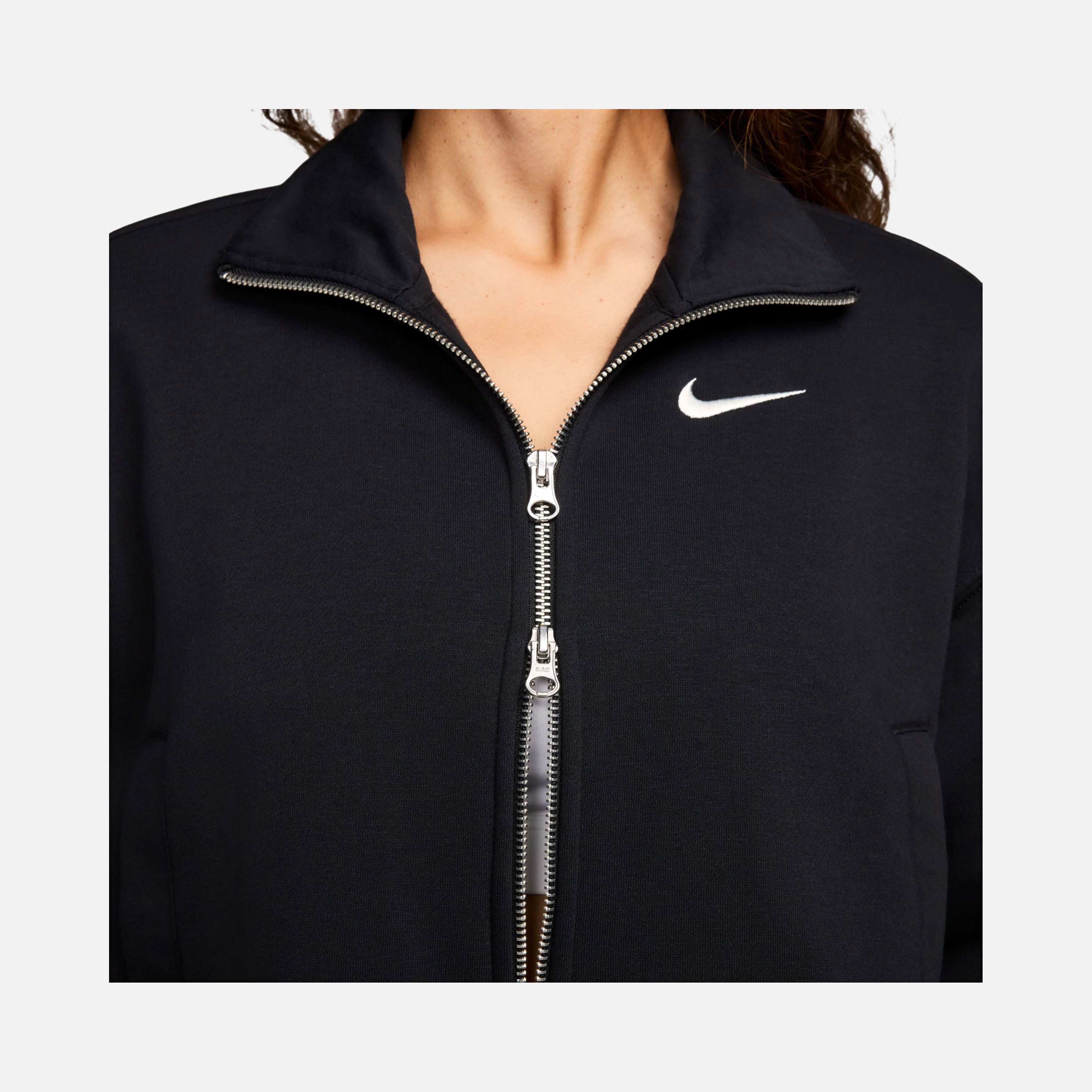 Nike Sportswear Phoenix Fleece Cropped Oversize Full-Zip Kadın Ceket