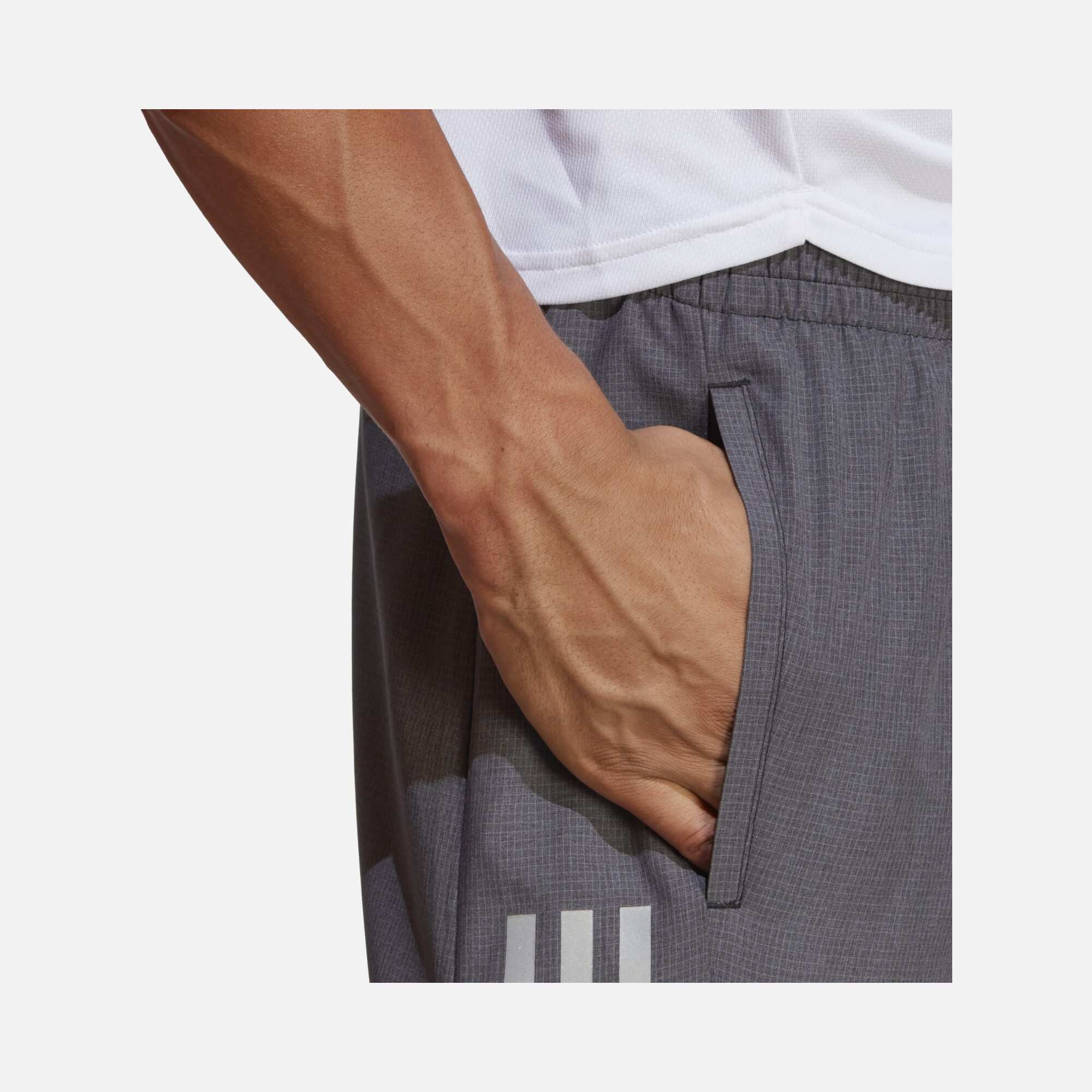 adidas AEROREADY Own the Run Heather Running Erkek Şort