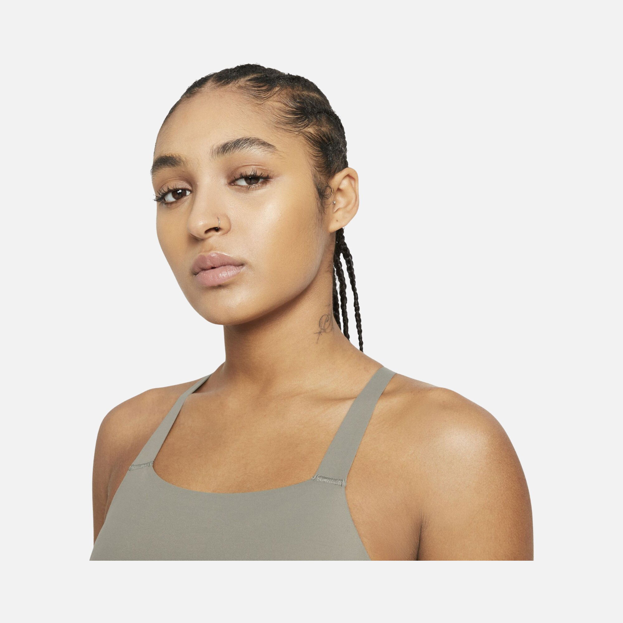 Nike Swoosh Luxe Medium Support Sports Training Kadın Bra