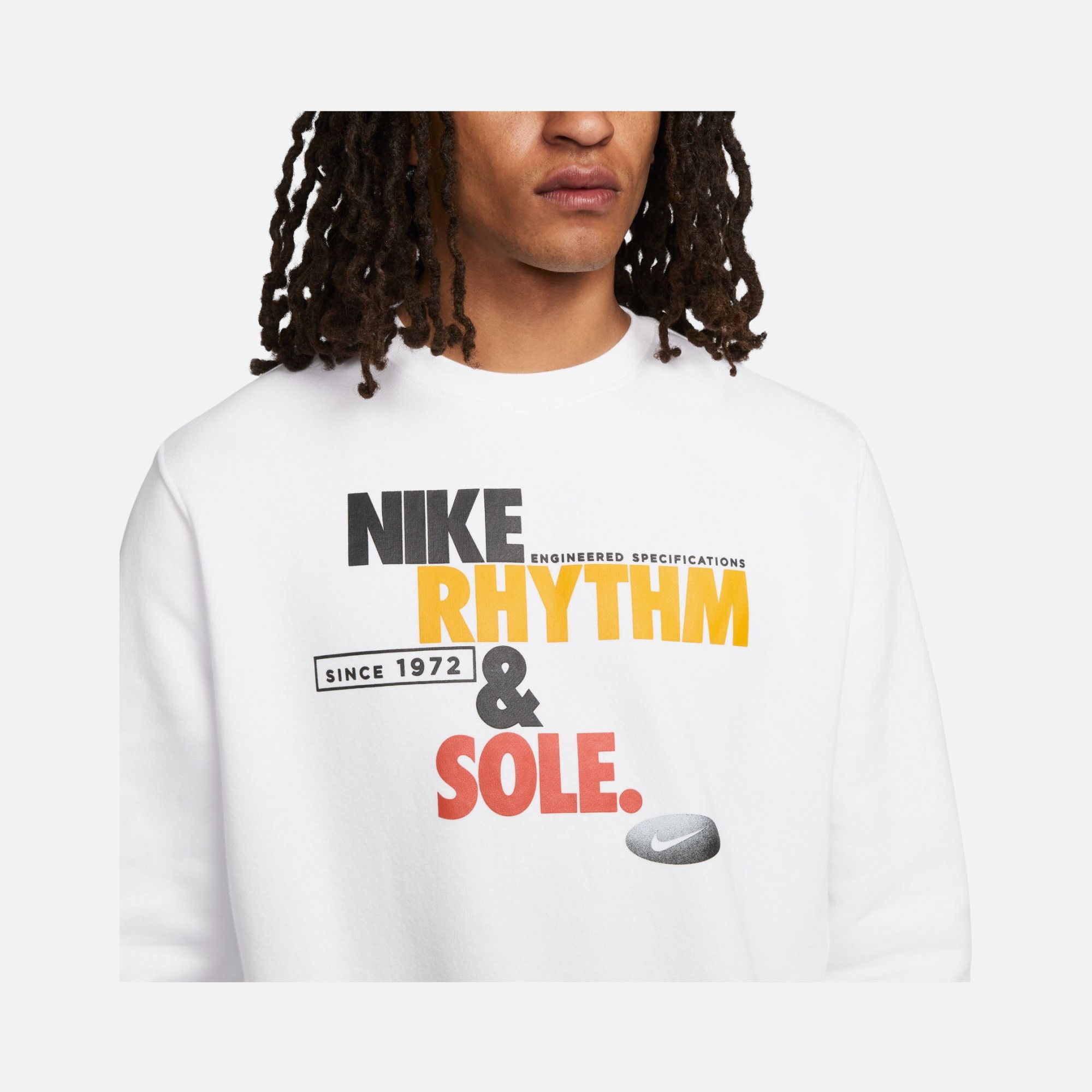 Nike Sportswear Fleece Rhythm & Sole Graphic Erkek Sweatshirt