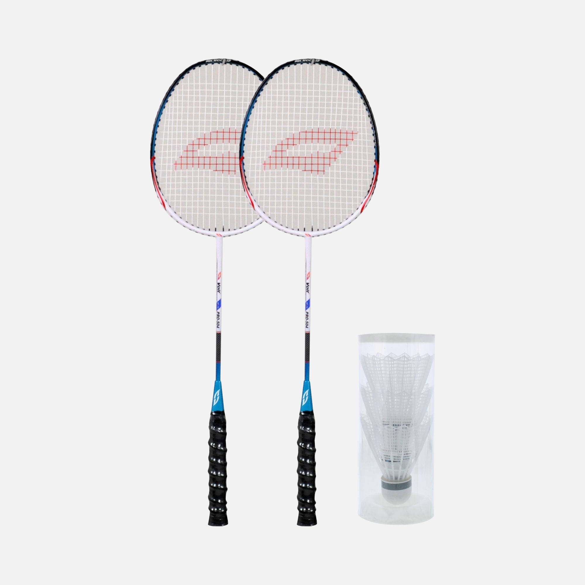 Voit Pro-504 3 Top 2 Raket Badminton Set