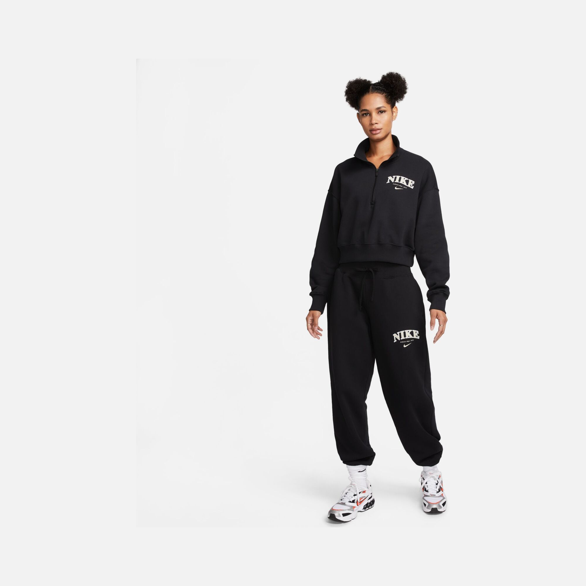 Nike Sportswear Phoenix Fleece High Waisted Oversized Kadın Eşofman Altı