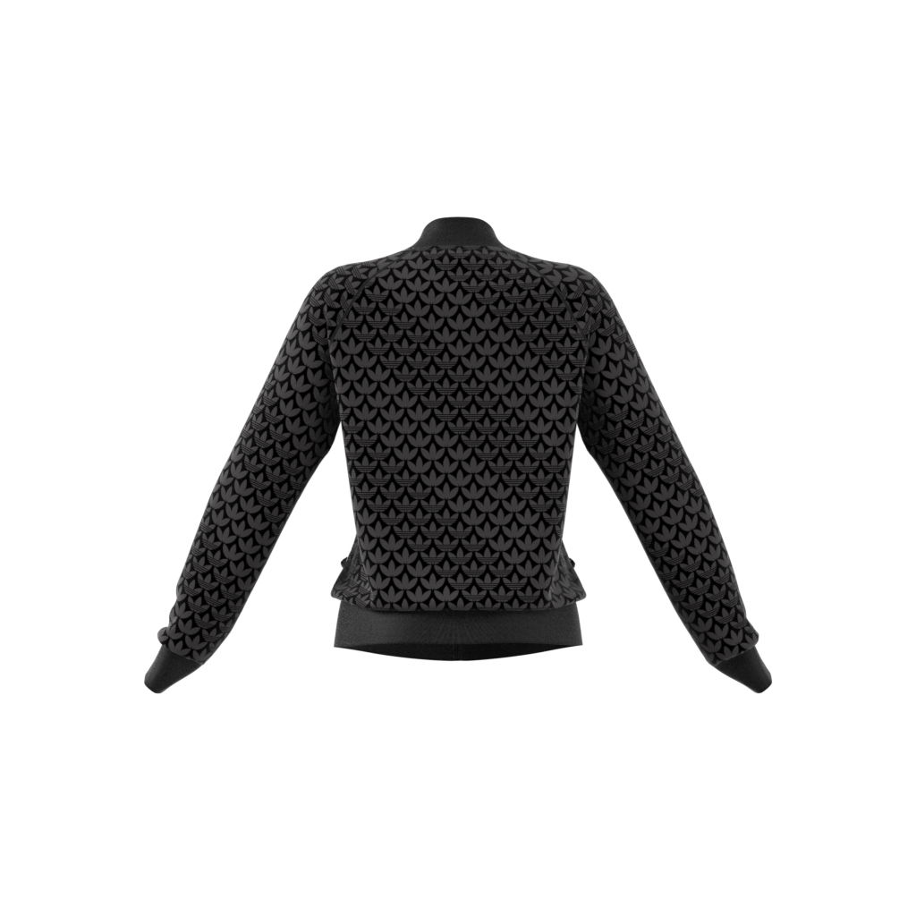 adidas Sportswear Trefoil Monogram SST 3-Stripes Full-Zip Hoodie Kadın Ceket