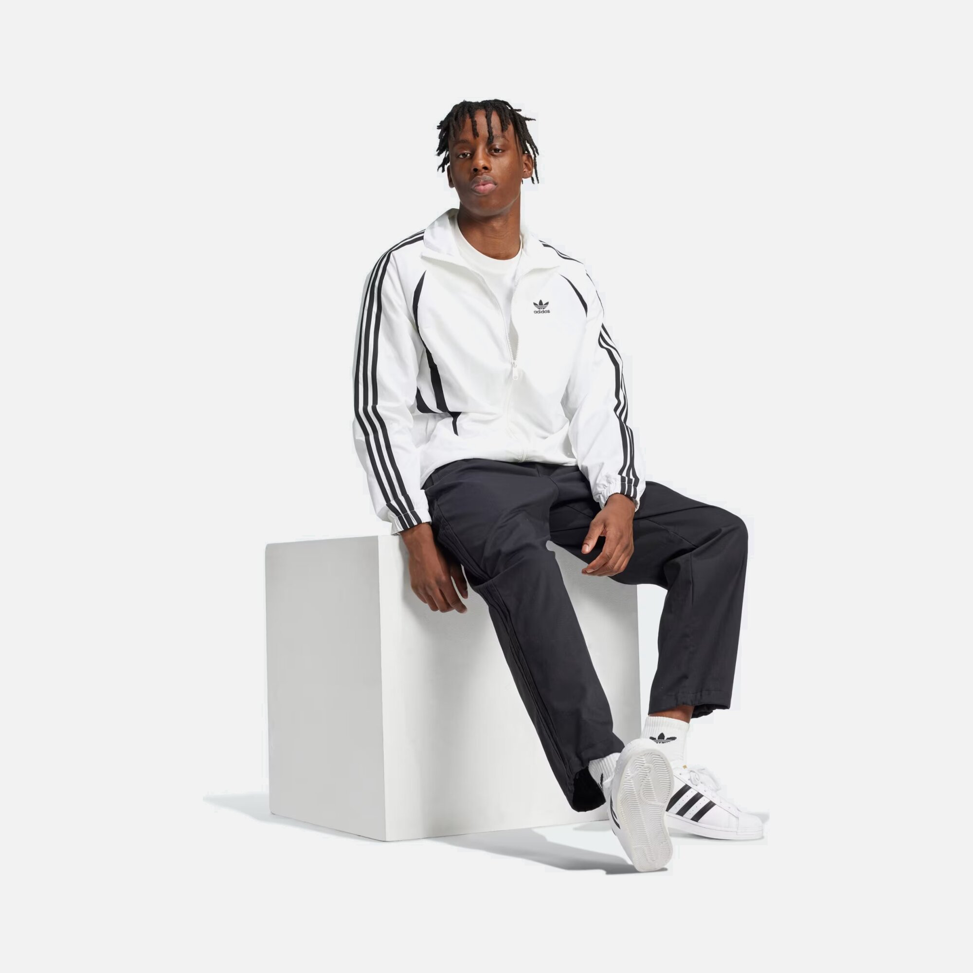 adidas Sportswear Archive Track 3-Stripes Full-Zip Erkek Sweatshirt