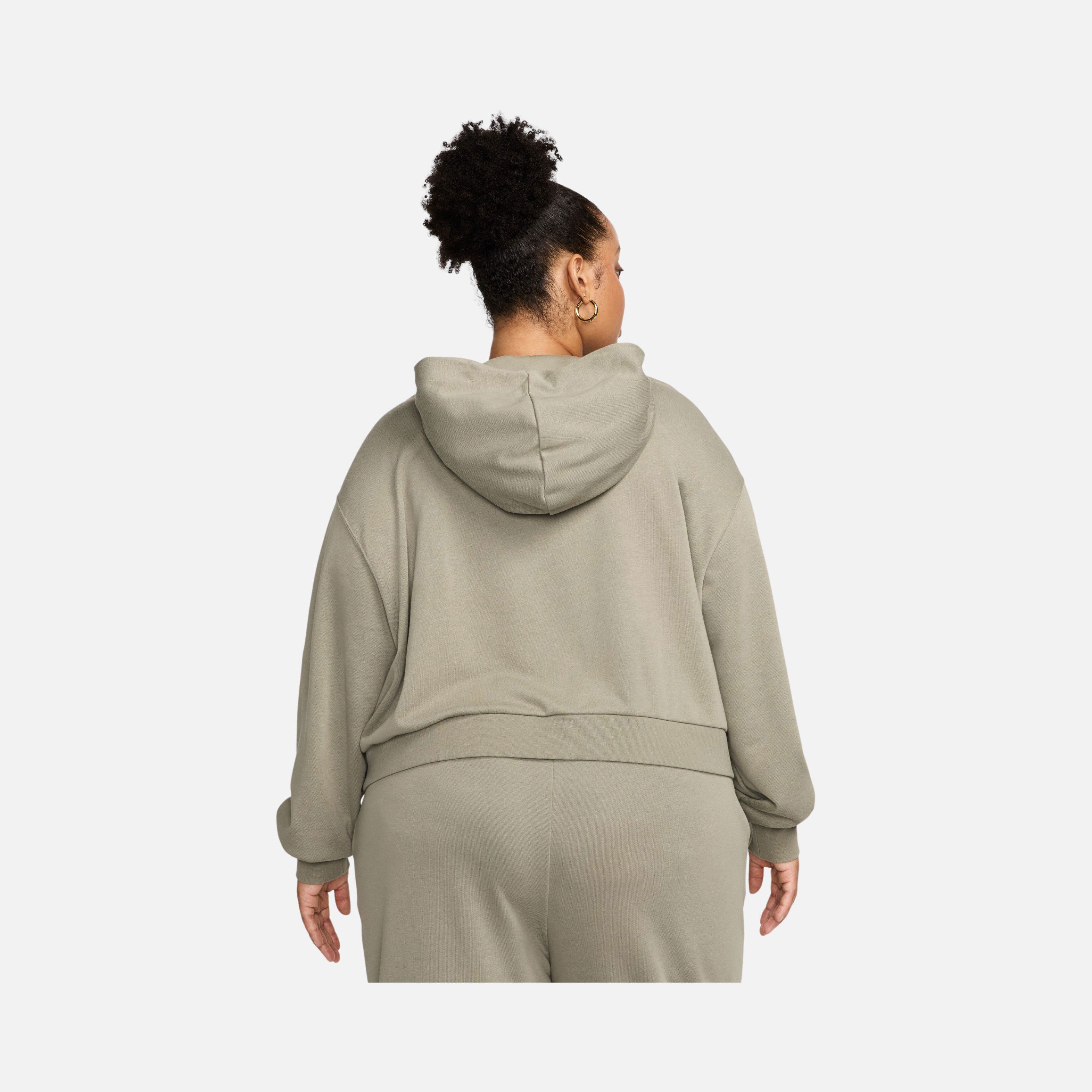 Nike Sportswear Chill Terry Loose French Terry Full-Zip Hoodie (Plus Size) Kadın Sweatshirt
