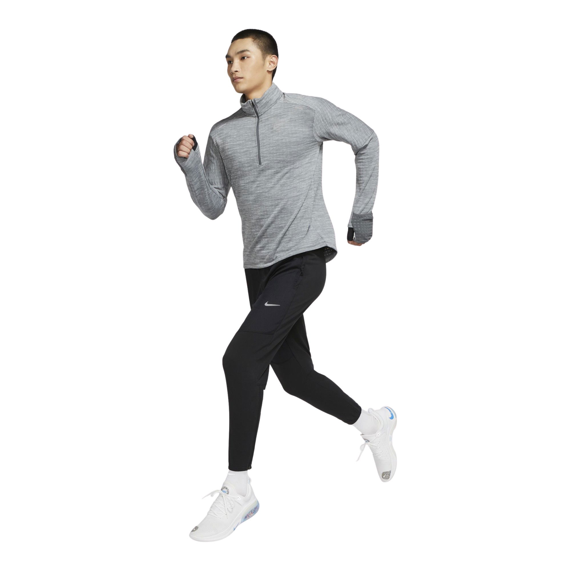Nike Therma Sphere Half-Zip Long-Sleeve Running Top Erkek Tişört