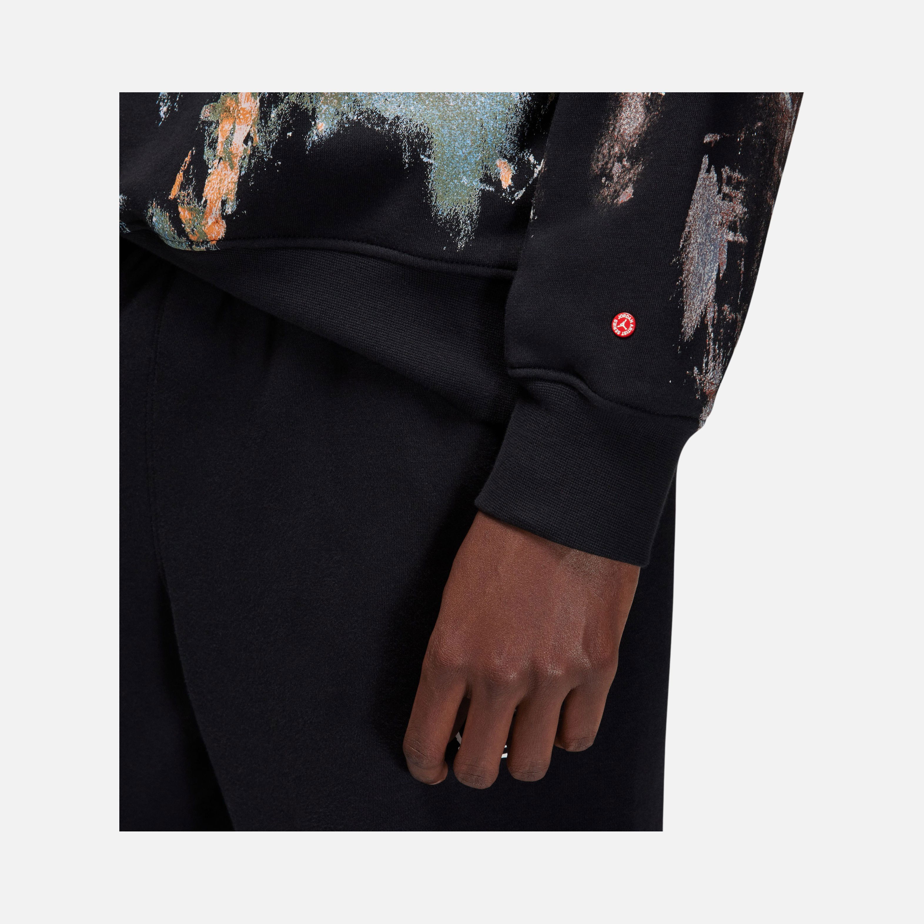 Nike Jordan Artist Series by Jammie Holmes Fleece Crew Erkek Sweatshirt