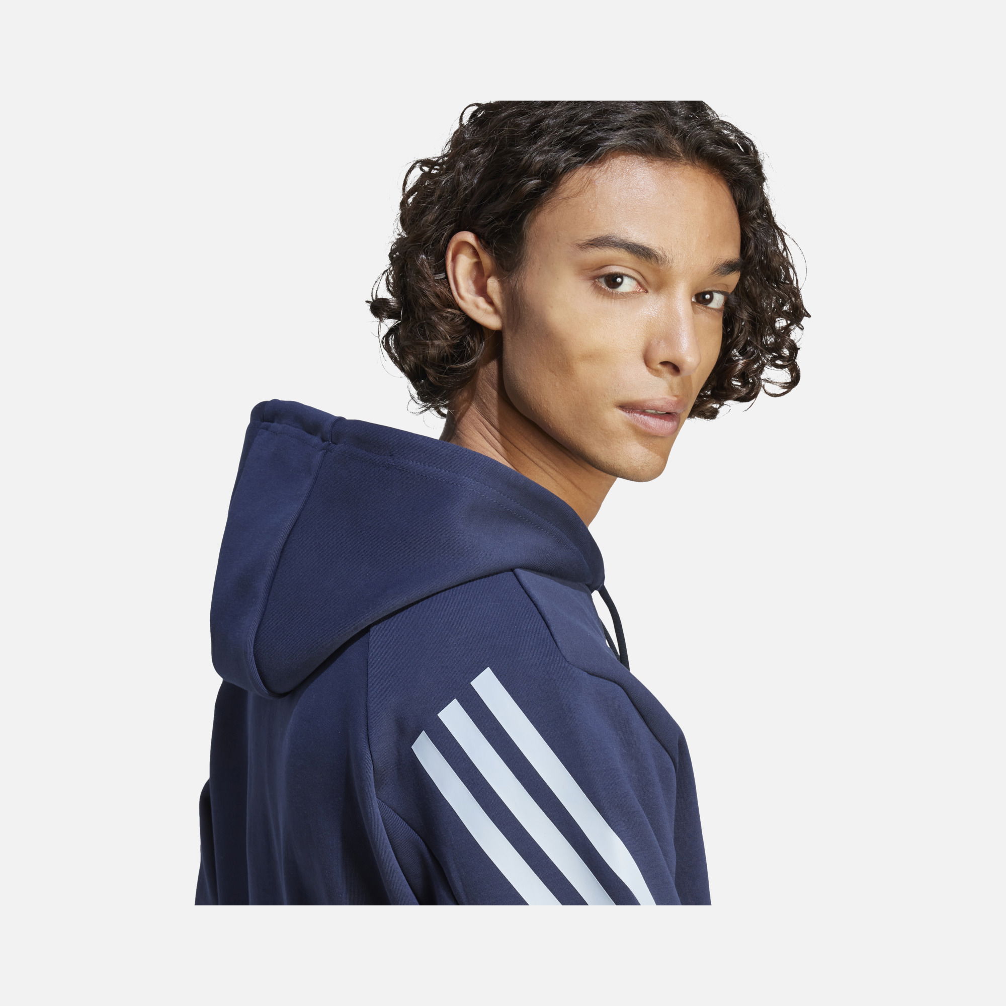 adidas Sportswear Future Icons FW23 3-Stripes Full-Zip Hoodie Erkek Sweatshirt