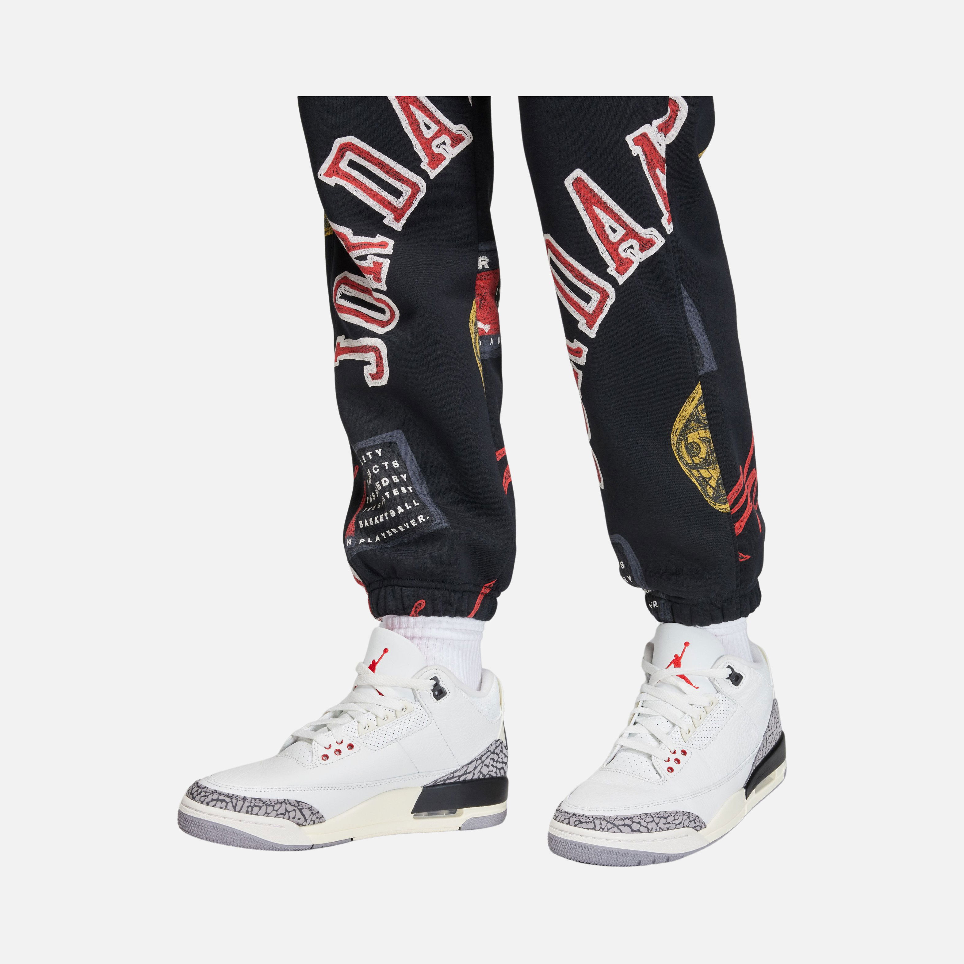 Nike Jordan Brooklyn All Over Print Fleece Kadın Eşofman Altı