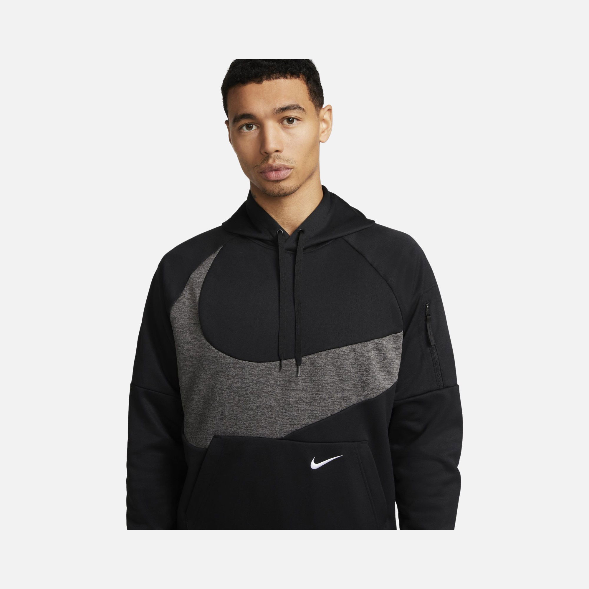 Nike Therma-Fit Pullover Swoosh Graphic Fitness Hoodie Erkek Sweatshirt
