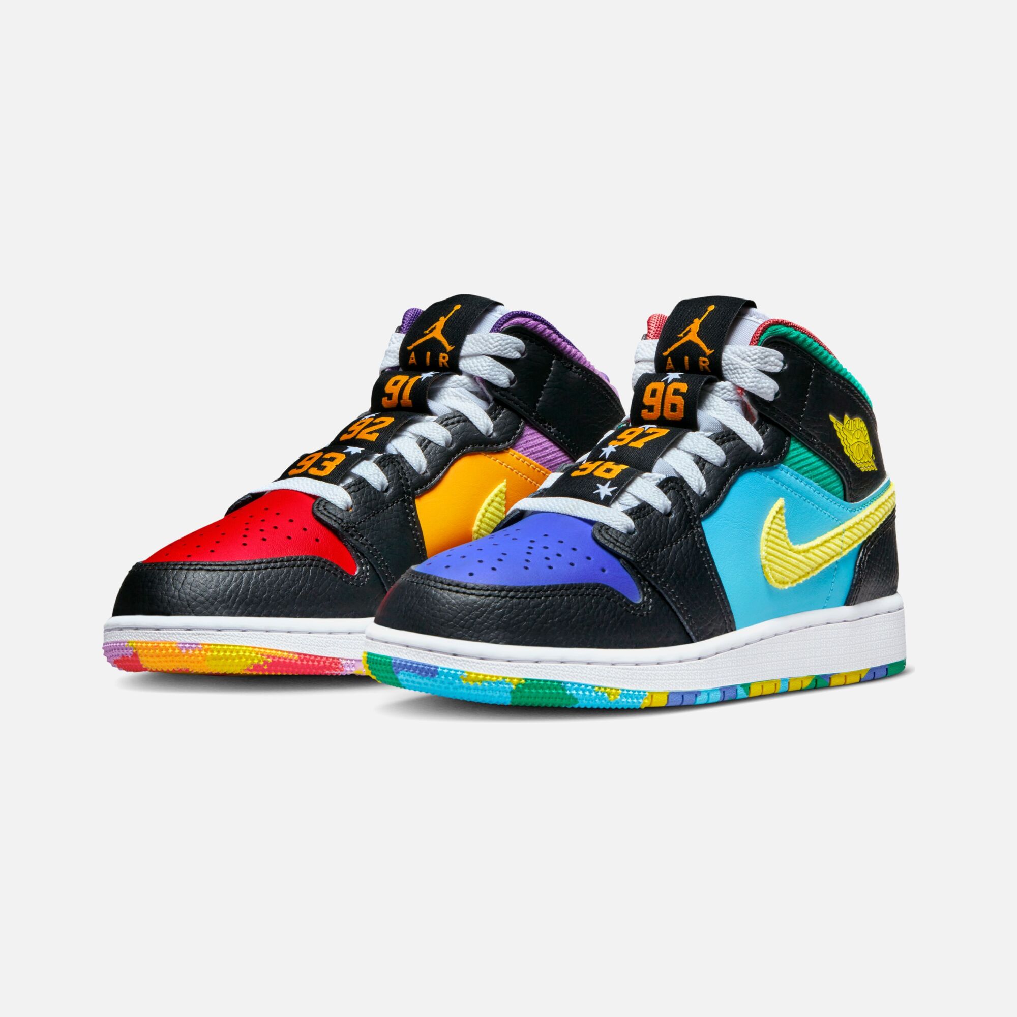Nike Air Jordan 1 Mid SS Championships (GS) Spor Ayakkabı