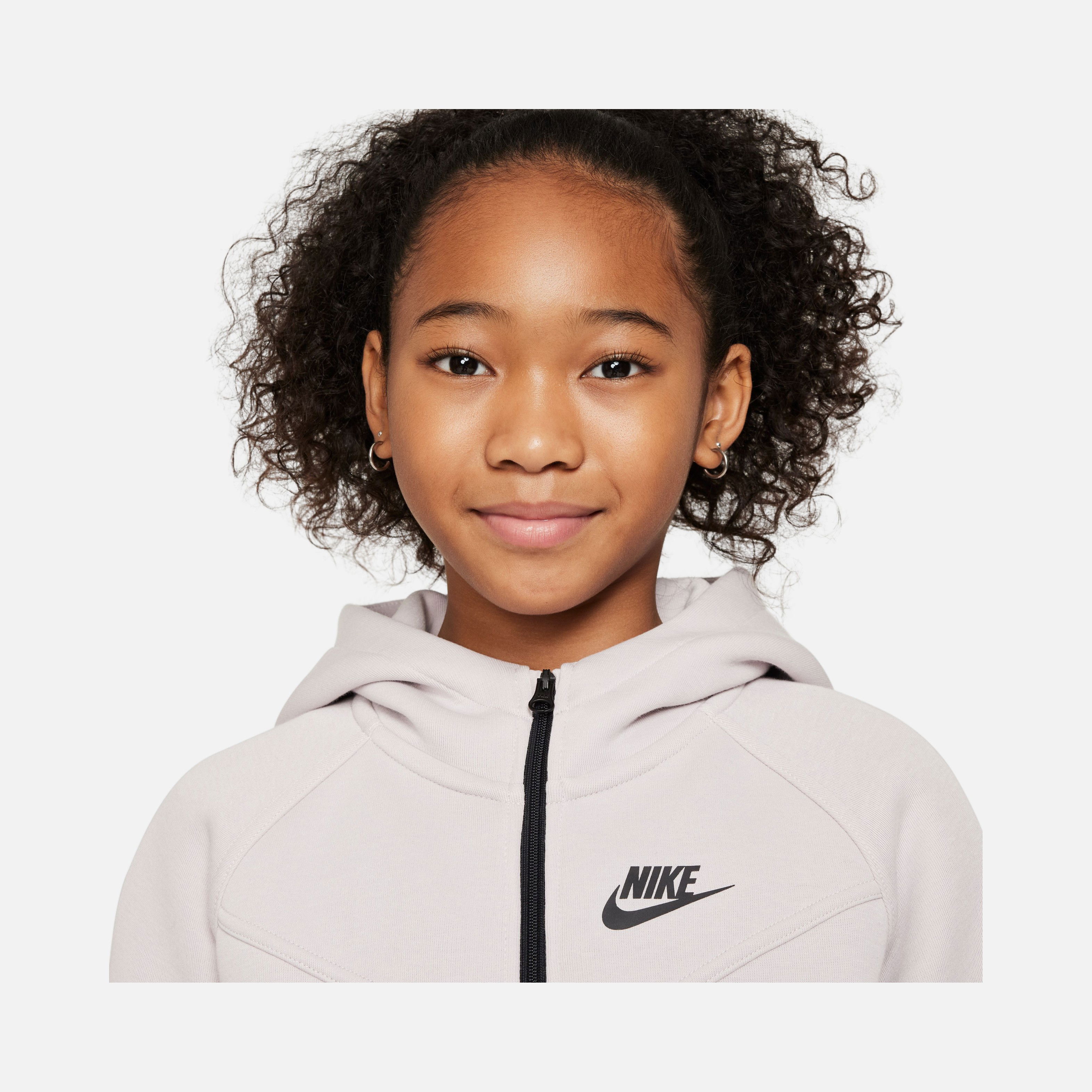 Nike Sportswear Tech Fleece Full-Zip Hoodie SU24 (Girls') Çocuk Sweatshirt