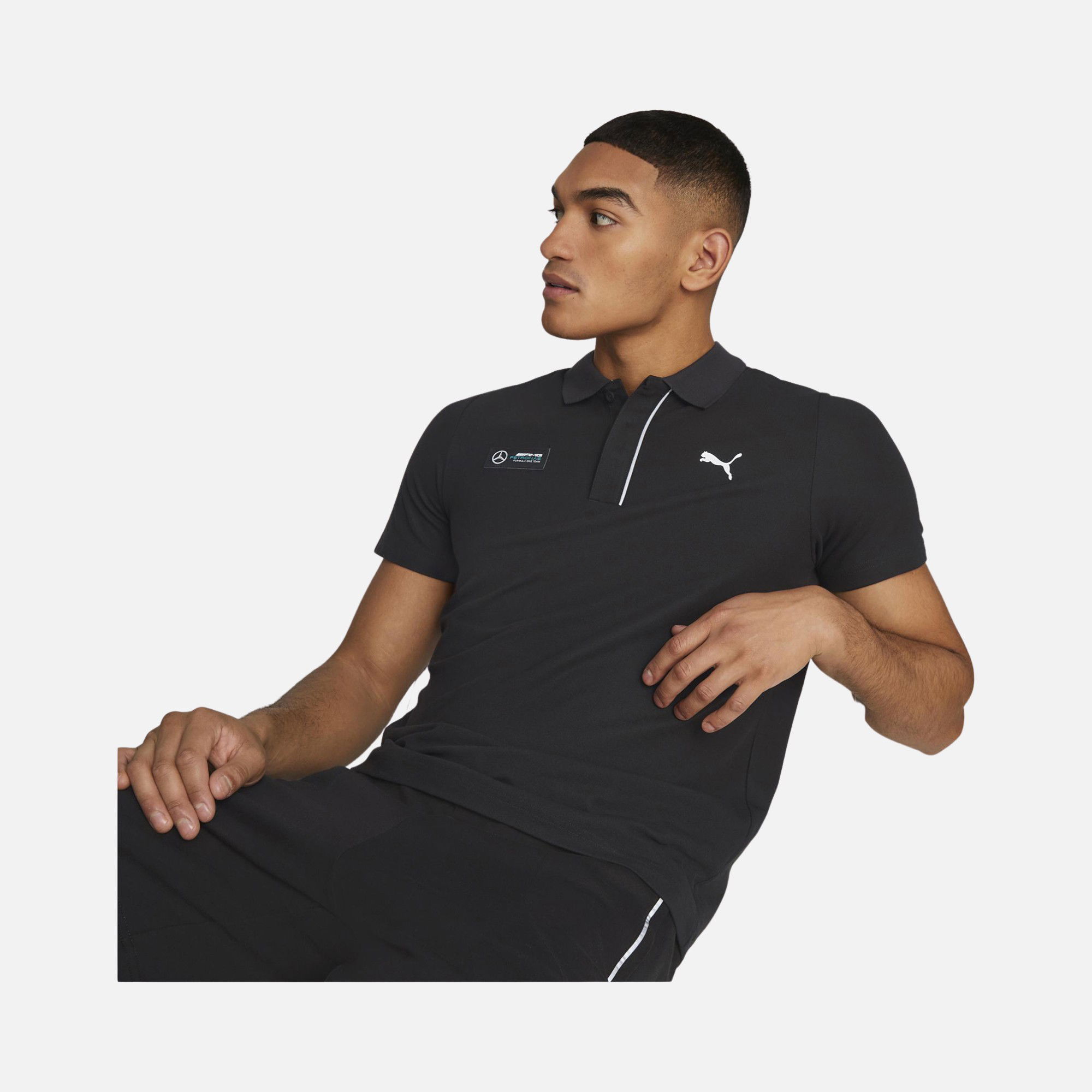Puma Sportswear Mercedes-AMG Polo Short-Sleeve Erkek Tişört