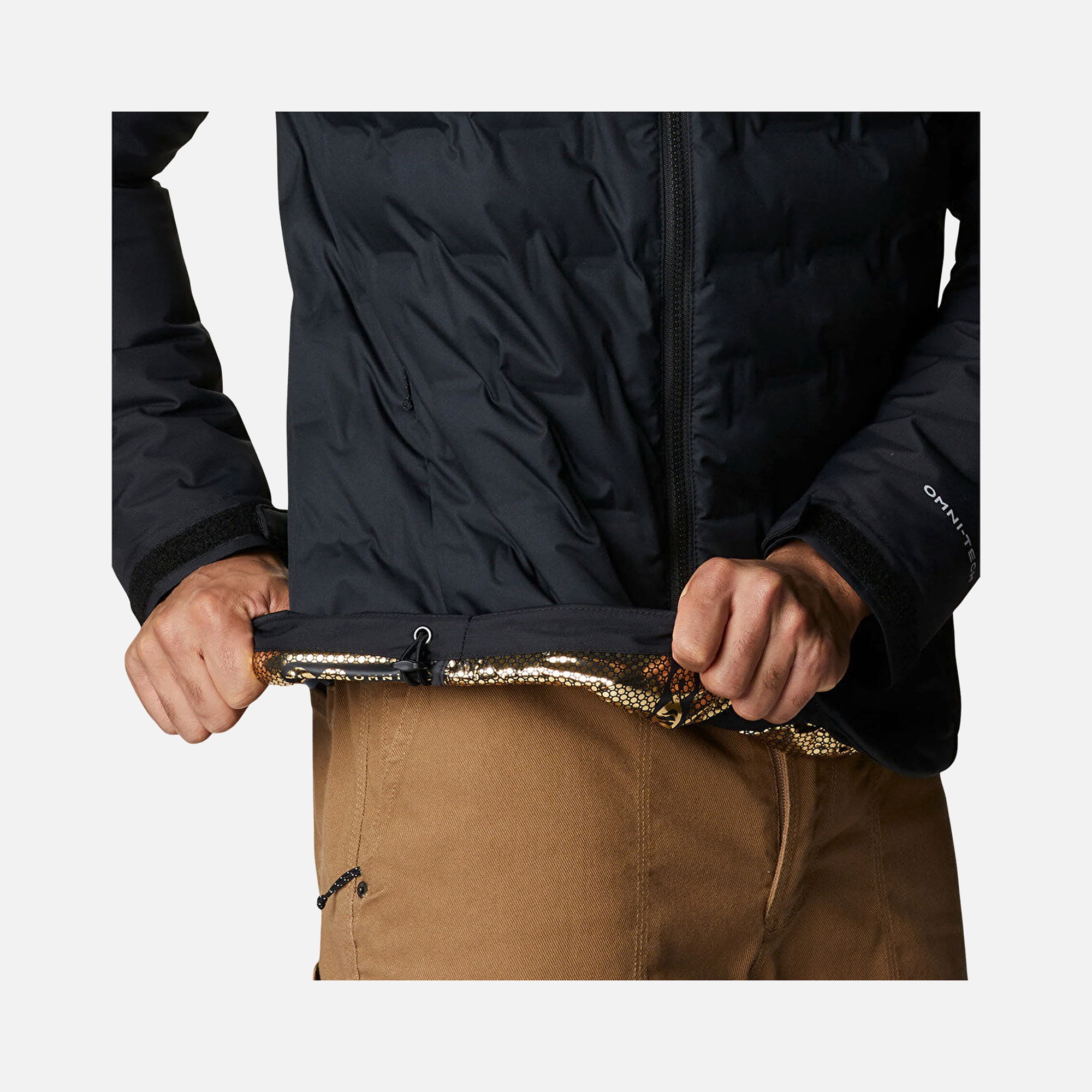 Columbia Grand Trek II 650 Goose Down Filled Full-Zip Hoodie Erkek Mont