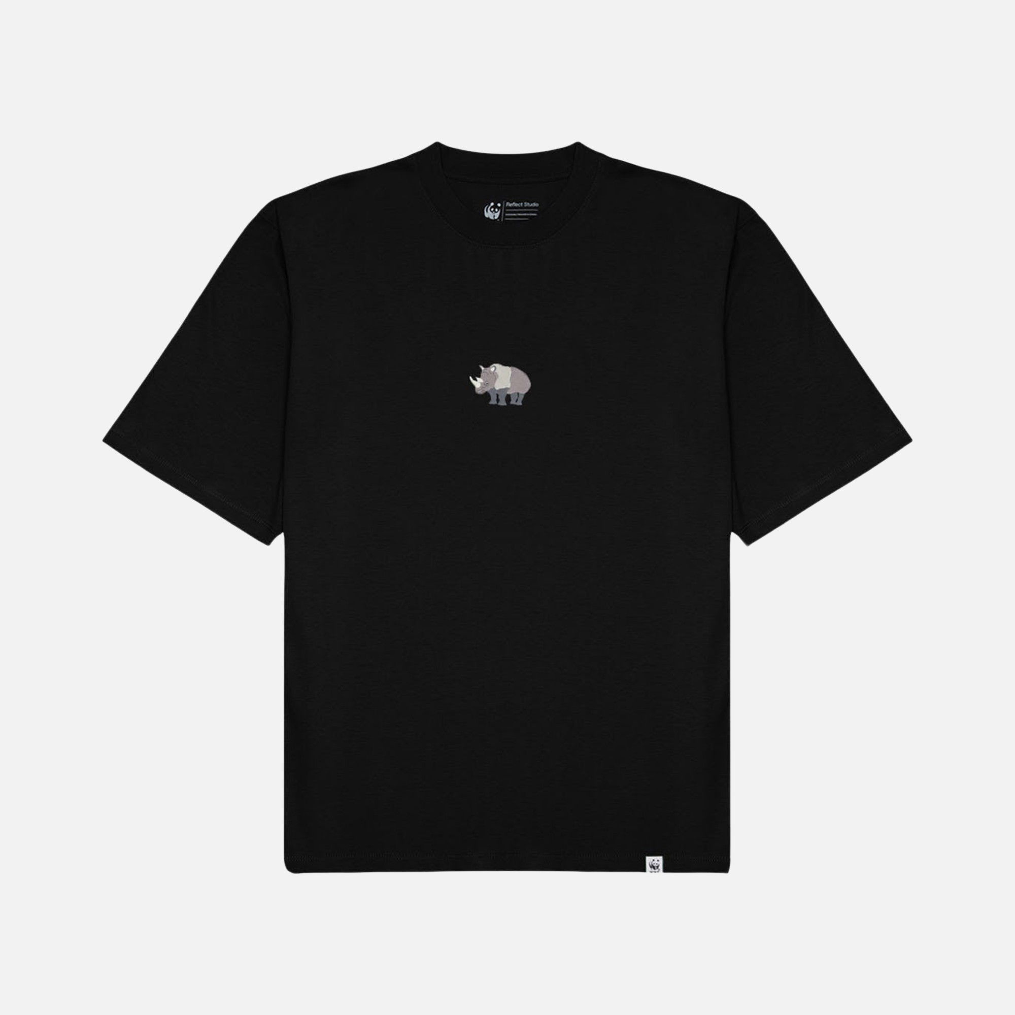 WWF Sportswear Gergedan Embroidered Oversize Short-Sleeve Unisex Tişört