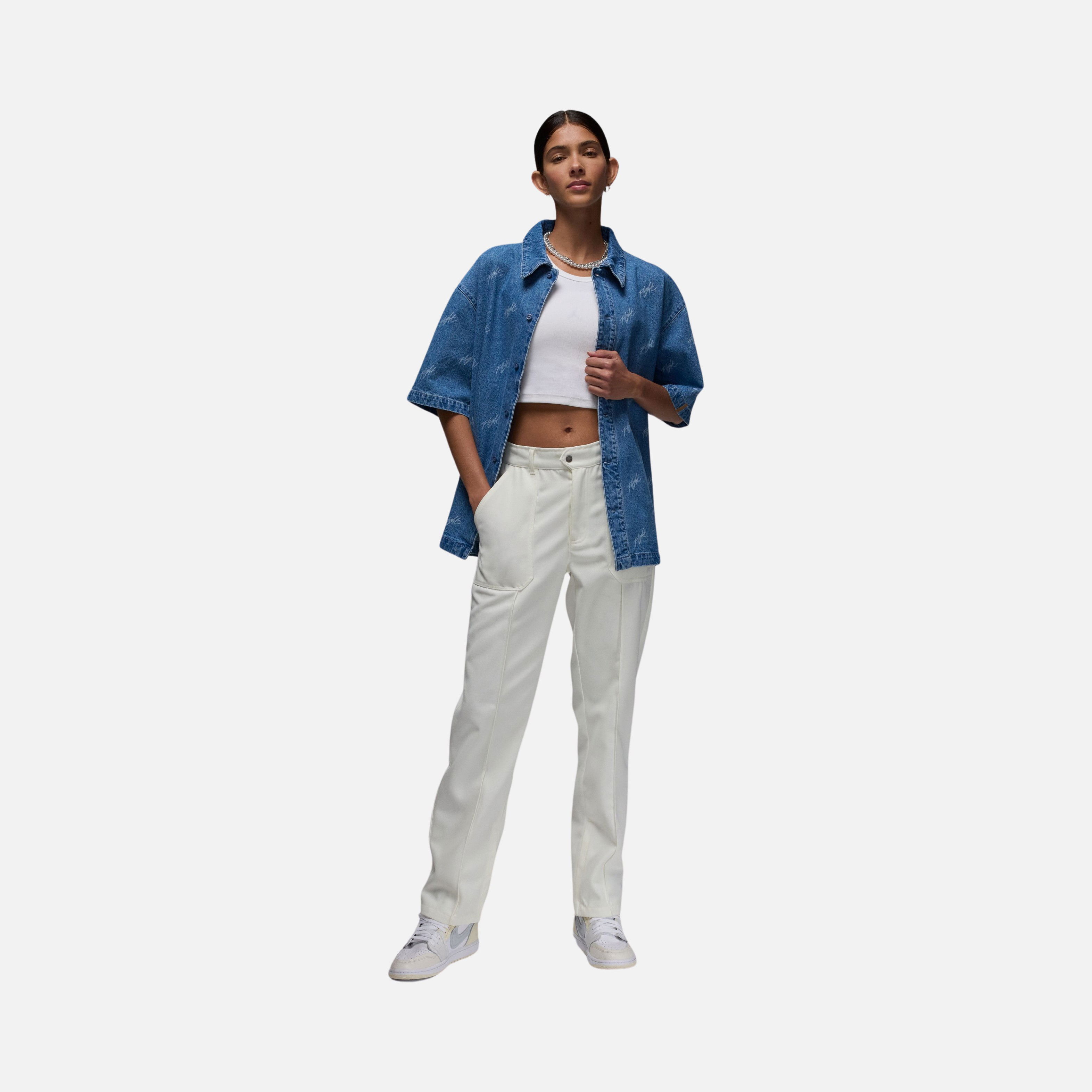 Nike Jordan Essentials Woven Straight Zippered Flat Inner Leg Kadın Pantolon