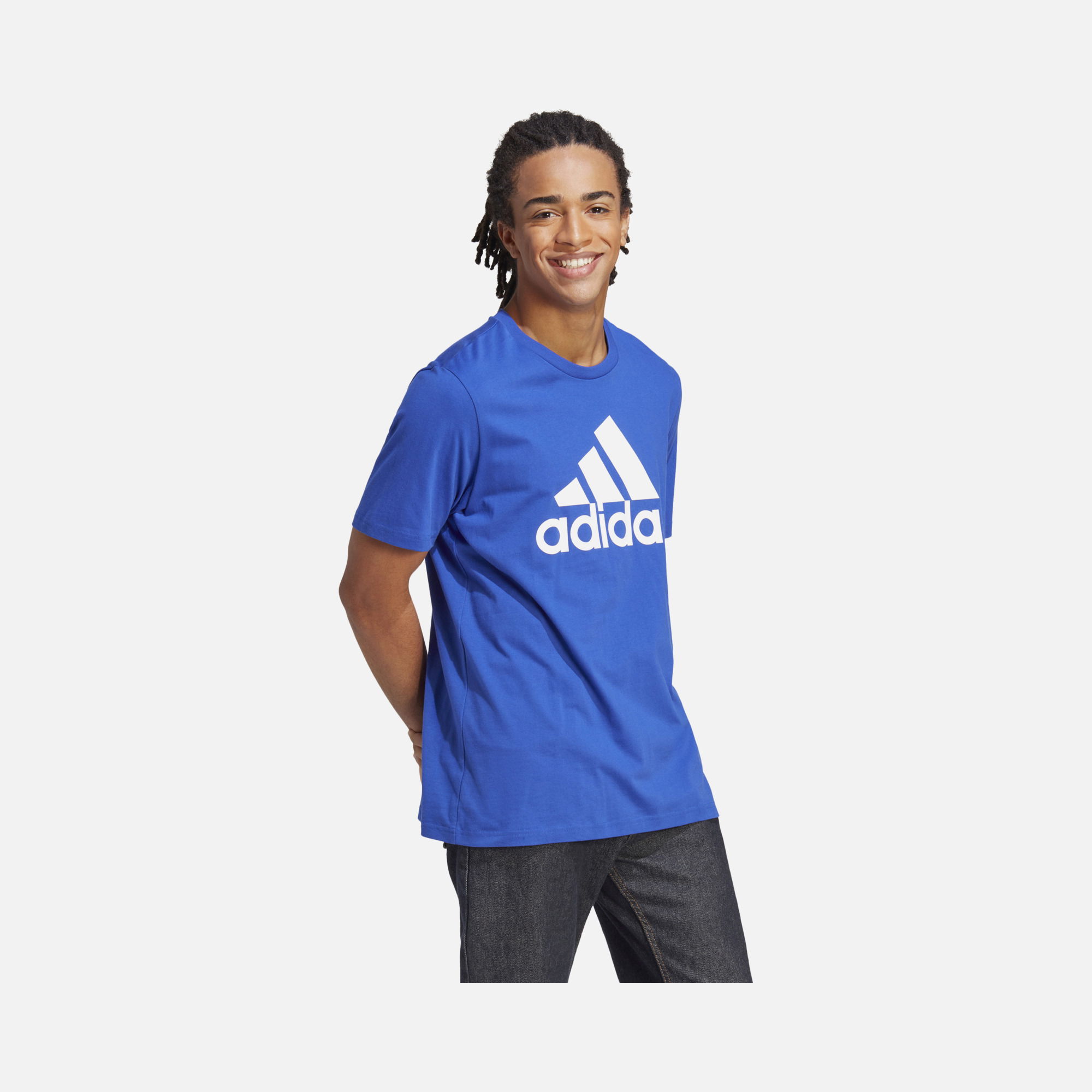 adidas Essentials Single Jersey Big Logo Short-Sleeve Erkek Tişört