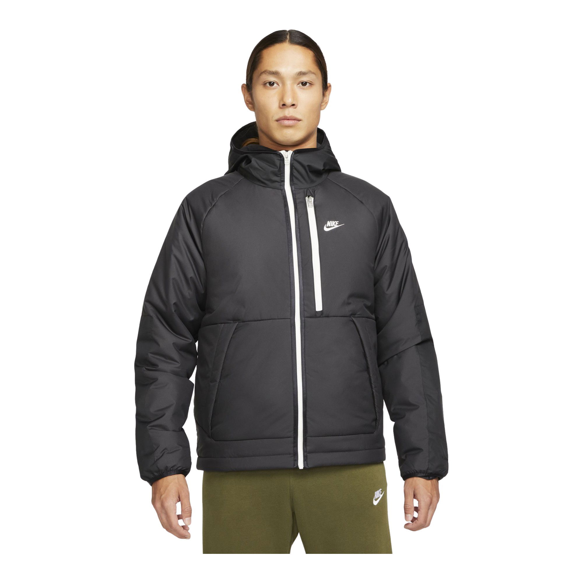Nike Sportswear Therma-Fit Legacy Full-Zip Hoodie Erkek Mont