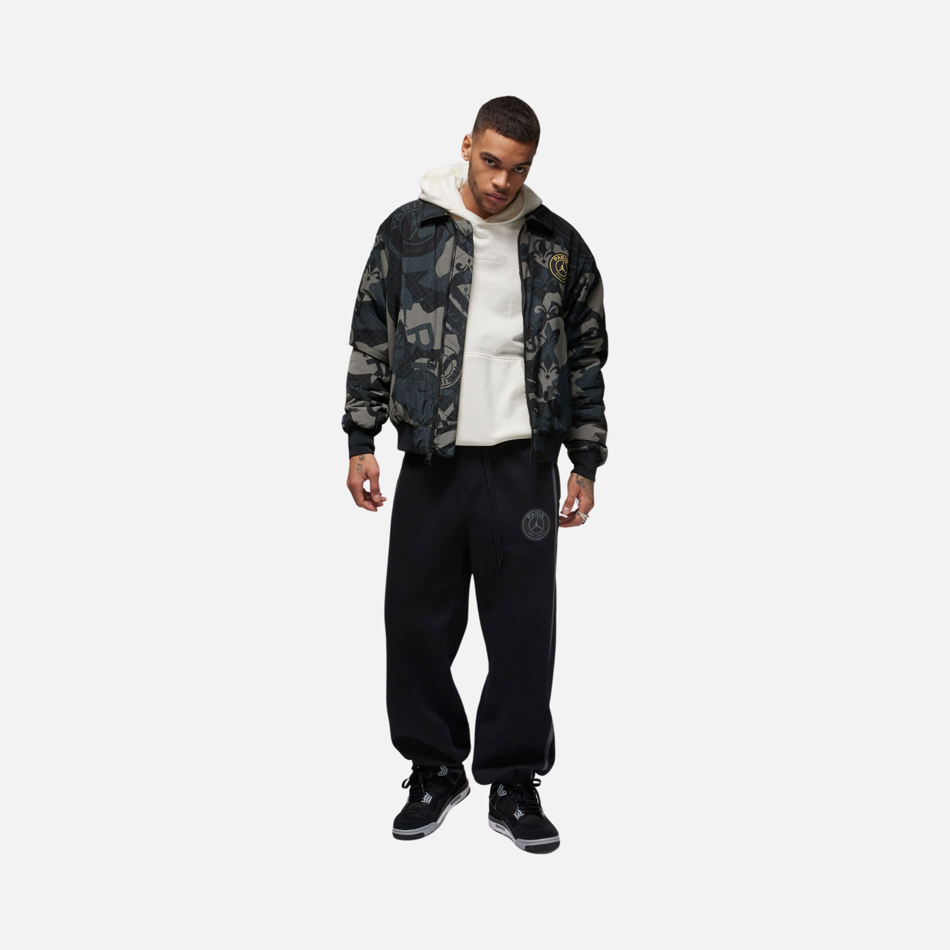 Nike Jordan Paris Saint-Germain Graphics Woven Bomber Full-Zip Erkek Ceket