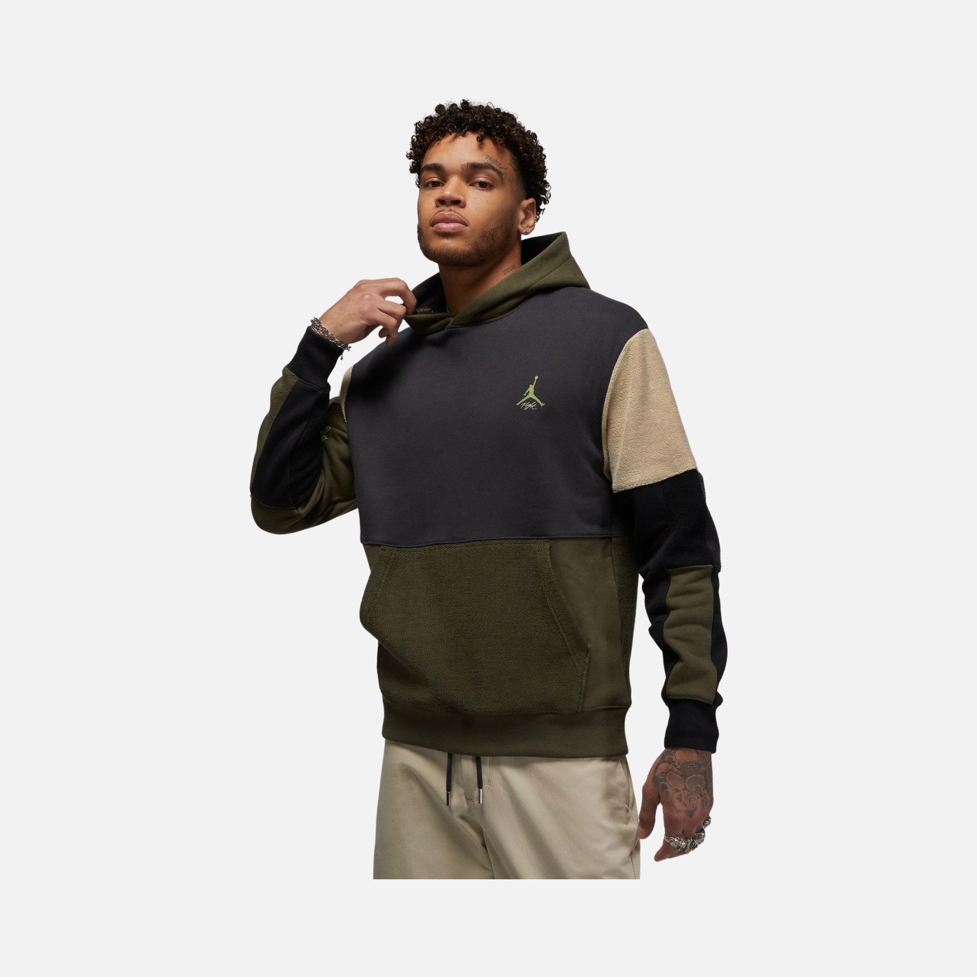 Nike Jordan Flight Heritage Fleece Hoodie Erkek Sweatshirt