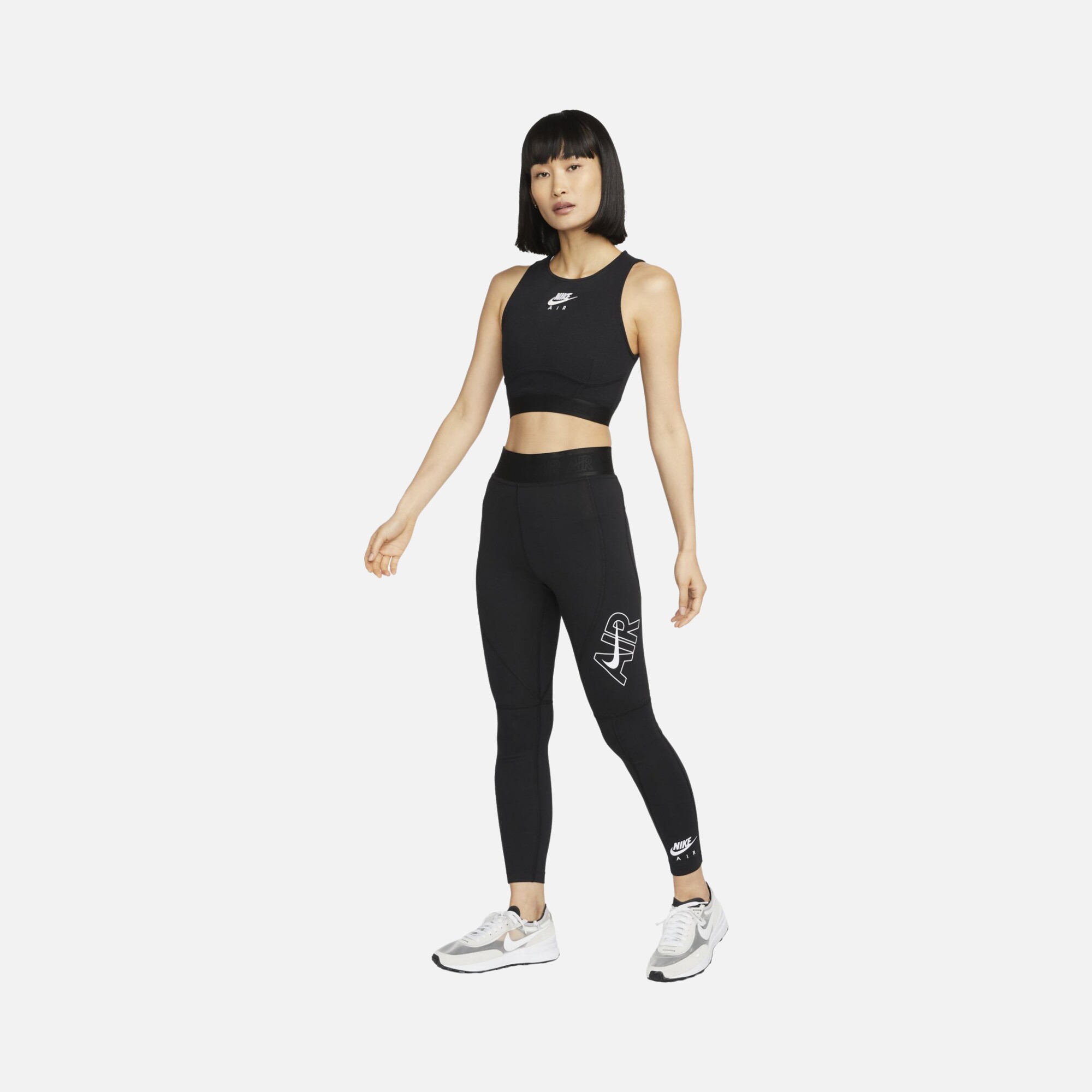 Nike Sportswear Air Ribbed Cropped Kadın Atlet
