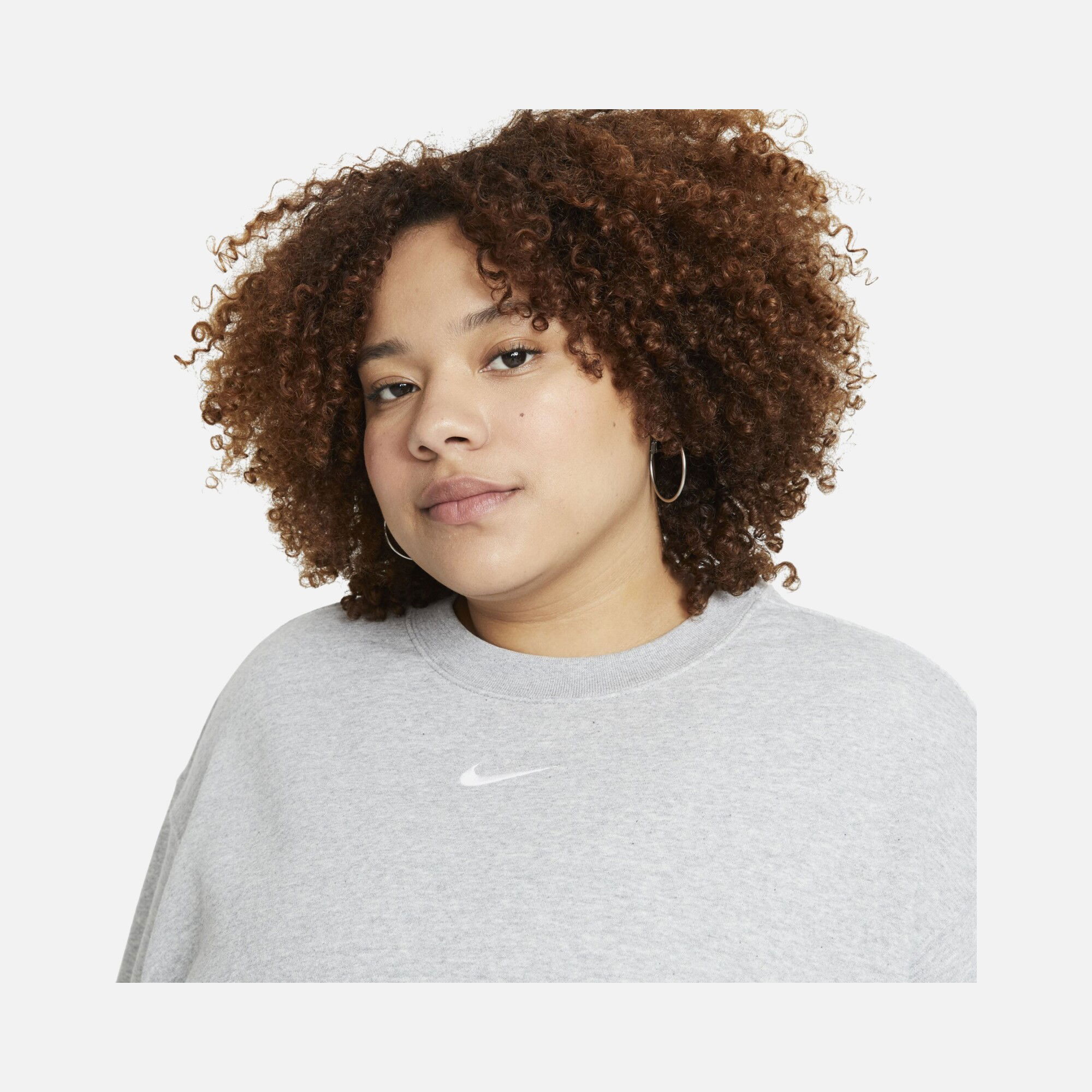 Nike Sportswear Phoenix Fleece Over-Oversized Crew-Neck Kadın Sweatshirt