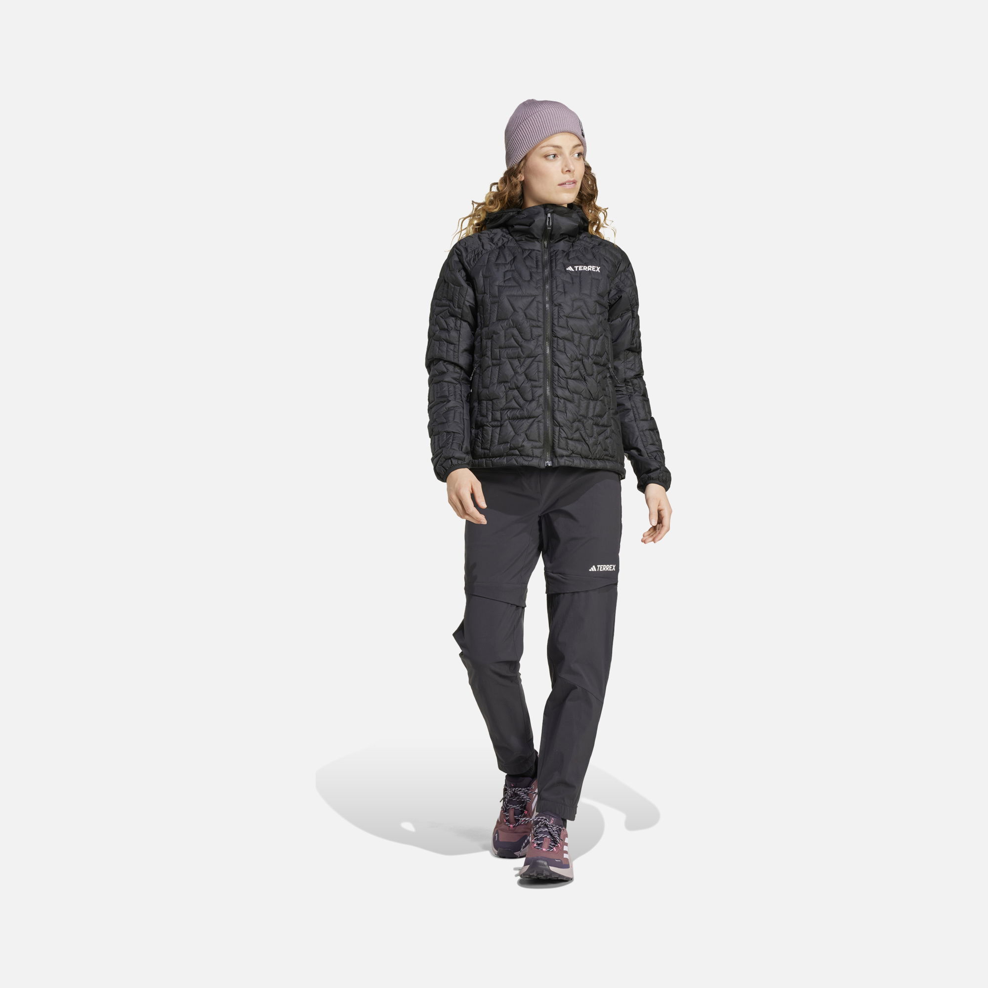 adidas Terrex Xperior PrimaLoft Loose Fill Insulated Full-Zip Hoodie Kadın Ceket