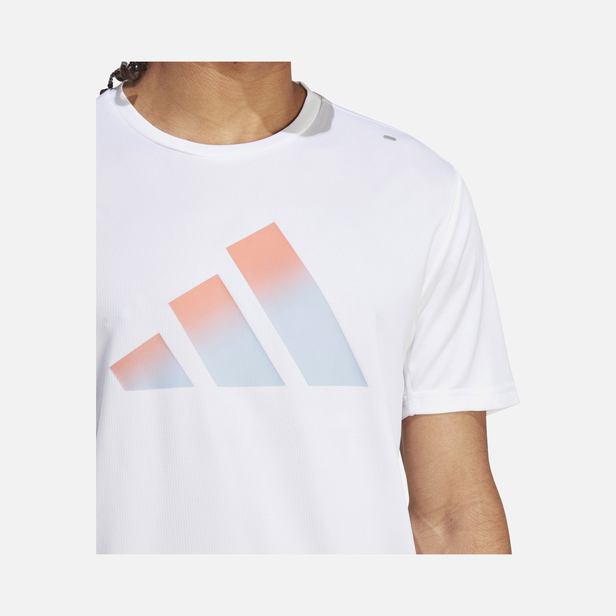 adidas Run Icons 3 Bar Logo Short-Sleeve Erkek Tişört