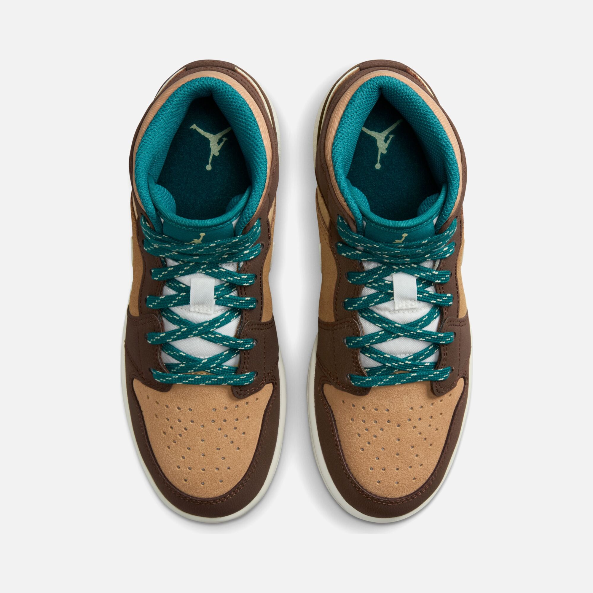 Nike Air Jordan 1 Mid SE ''Suede & Leather Details'' (GS) Spor Ayakkabı