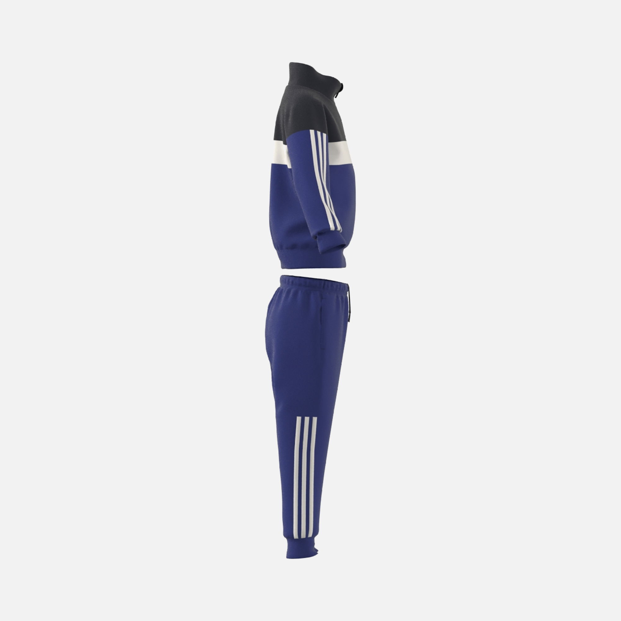 adidas Sportswear Tiberio 3-Stripes Colorblock Shiny Çocuk Eşofman Takımı