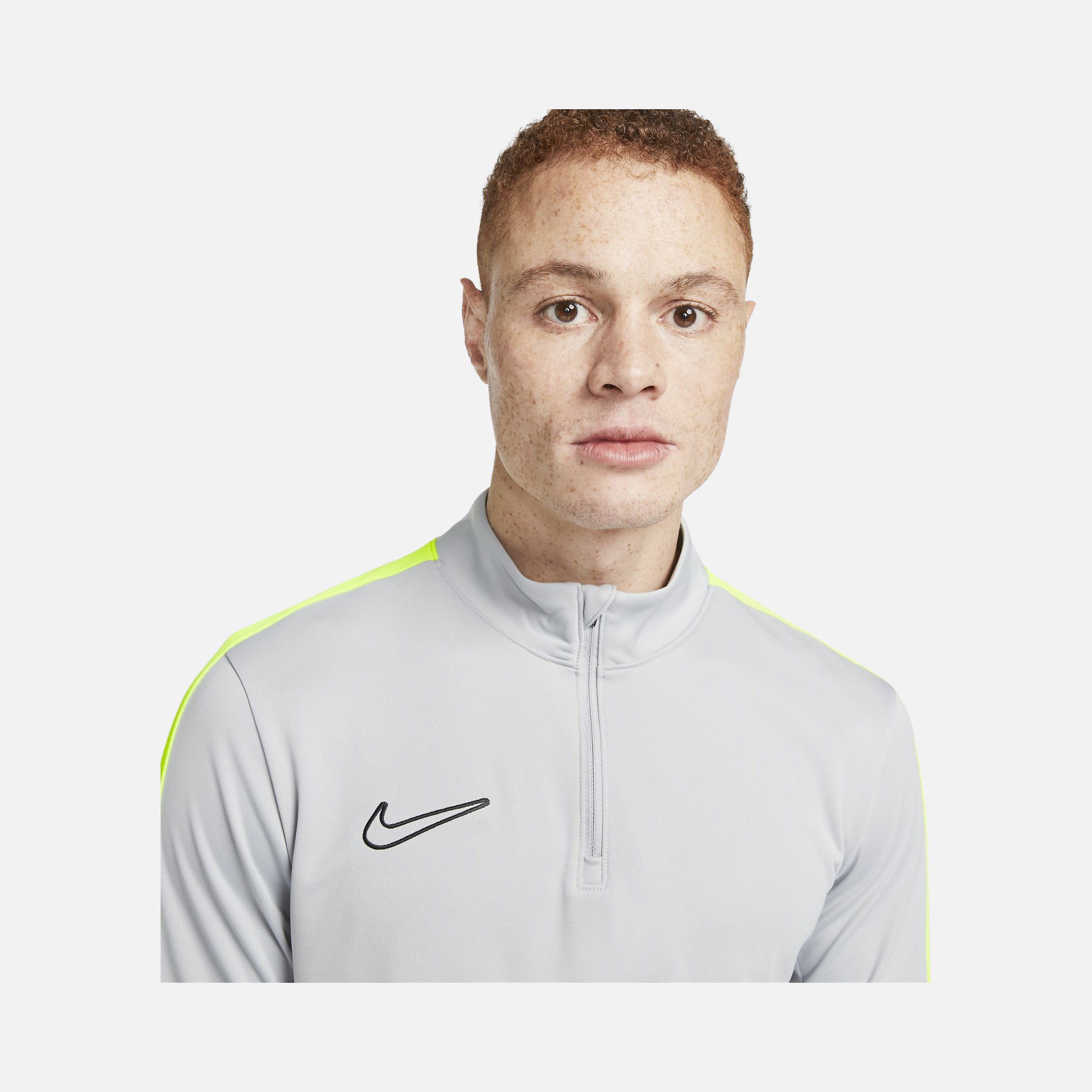 Nike Dri-Fit Academy 23 Soccer Drill 1/2-Zip Long-Sleeve Erkek Tişört