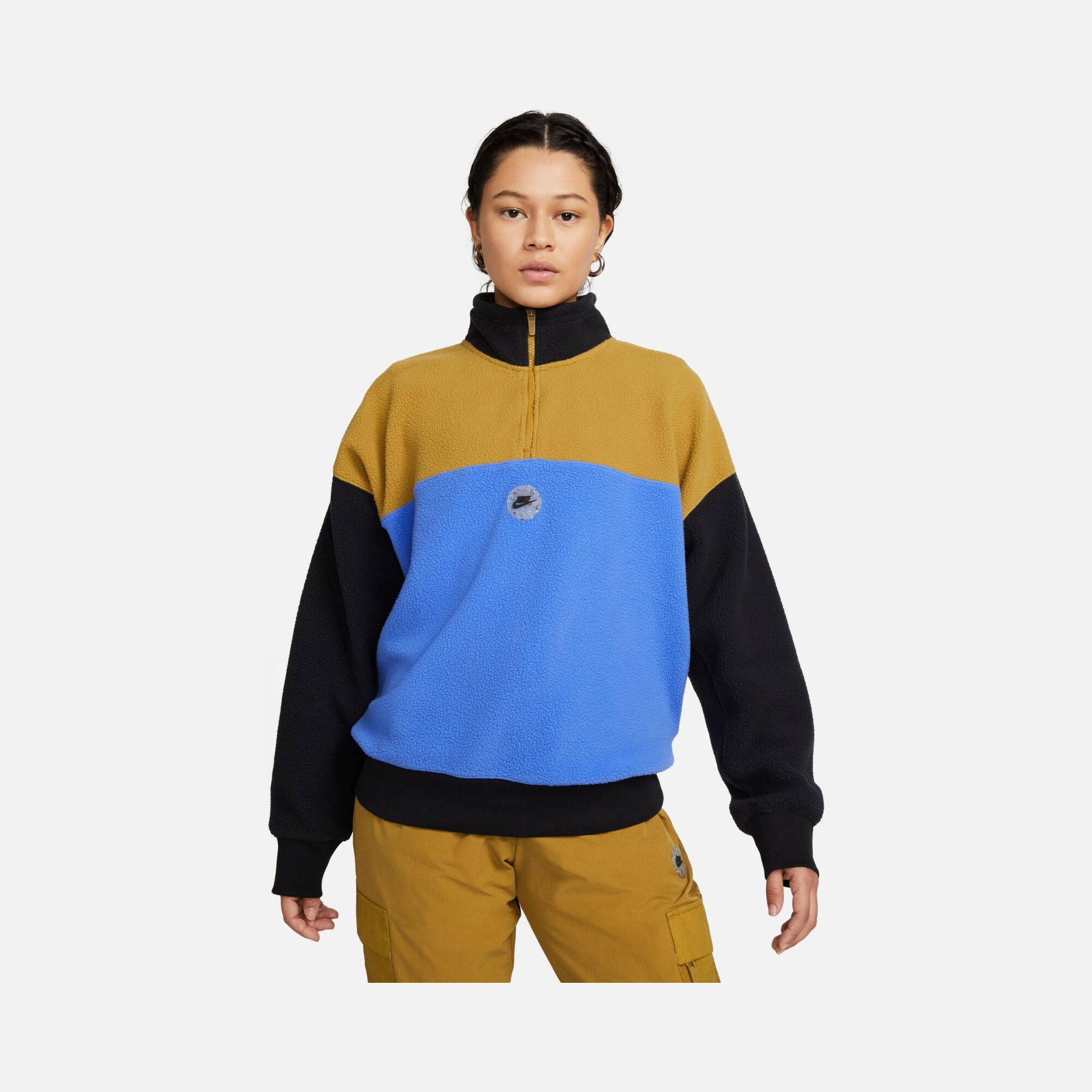 Nike Sportswear Qz Sport-Utility Fleece Turtleneck 1/2-Zip Kadın Sweatshirt