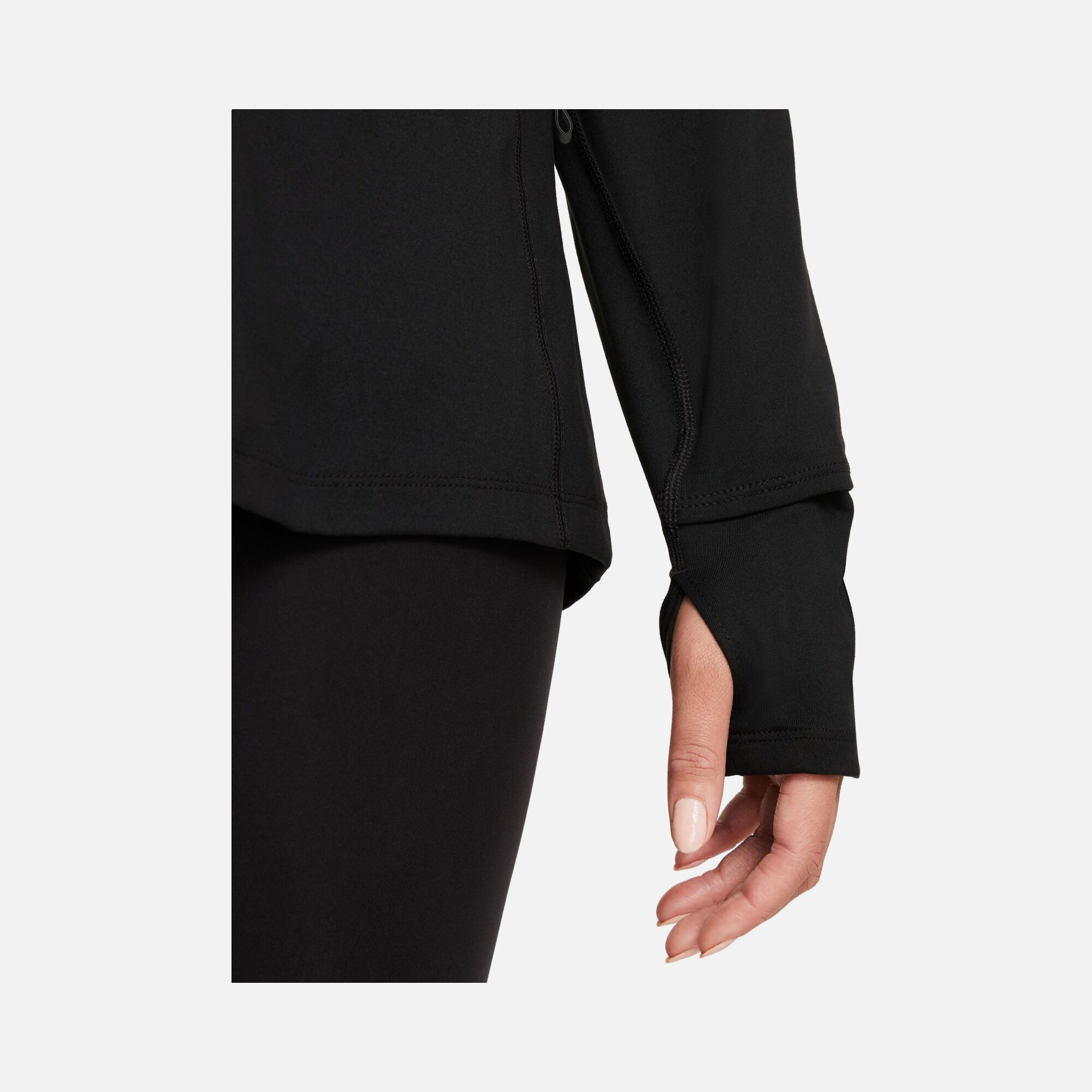 Nike Element Running 1/2-Zip Long-Sleeve (Plus-Size) Kadın Tişört